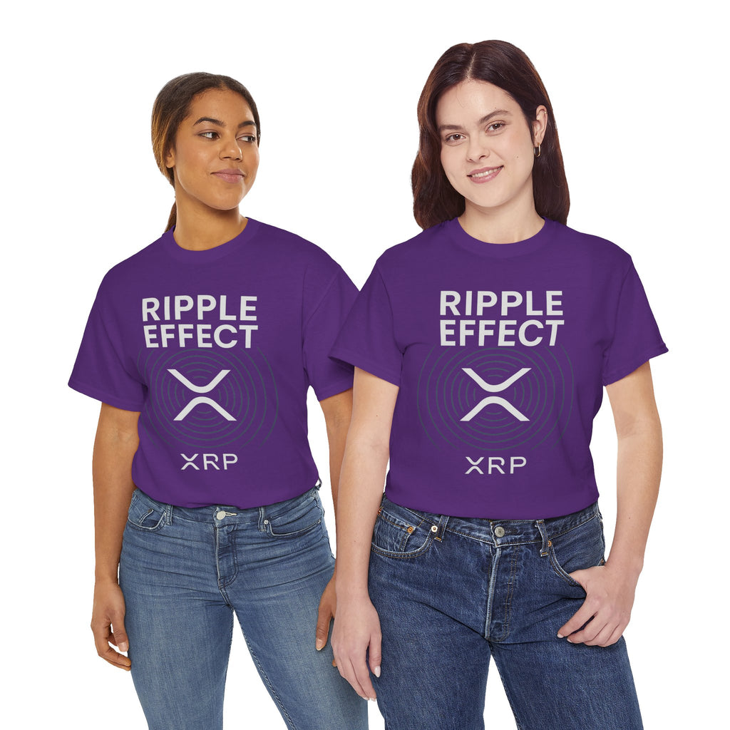 Ripple Effect XRP Tee — Minimal Cryptocurrency Logo T-Shirt