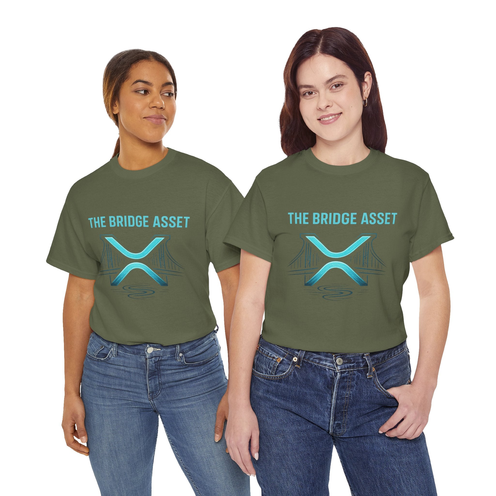 XRP 'The Bridge Asset' Graphic Tee — Crypto Ripple Logo Shirt
