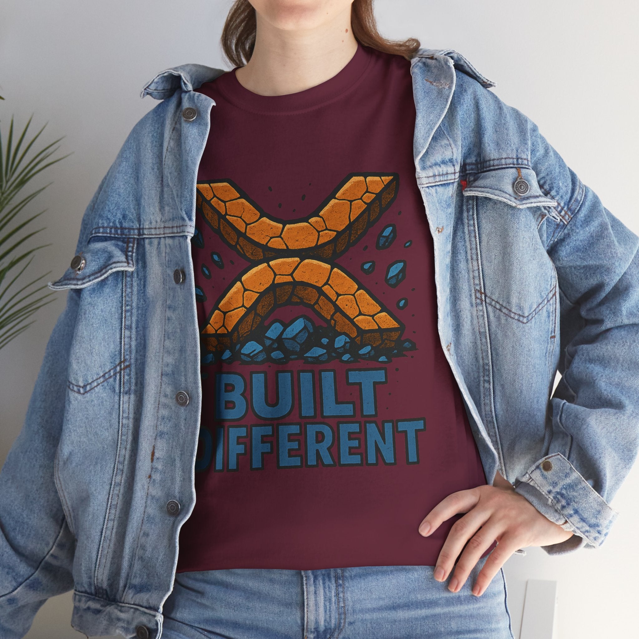Built Different T-Shirt — Rugged Crypto X Design Tee