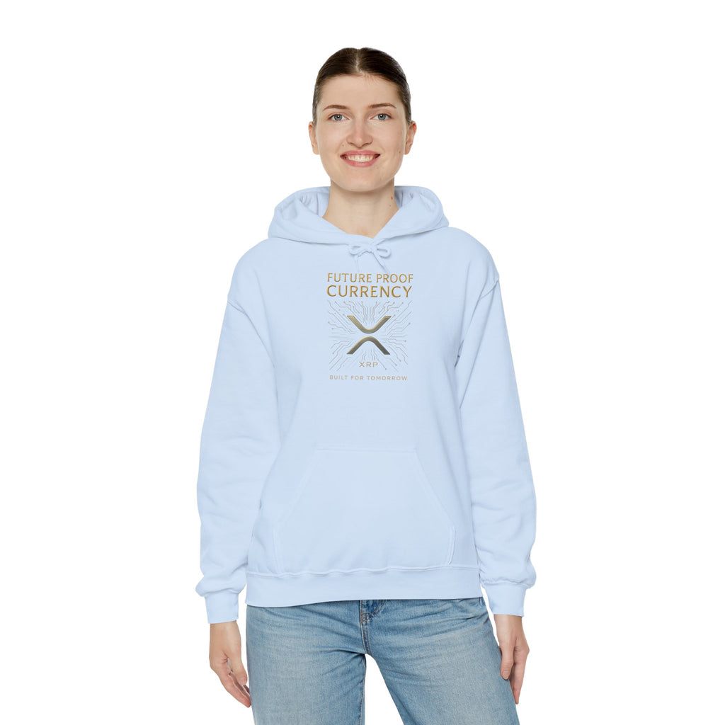 Future Proof Currency Hoodie – XRP Logo Crypto Sweatshirt