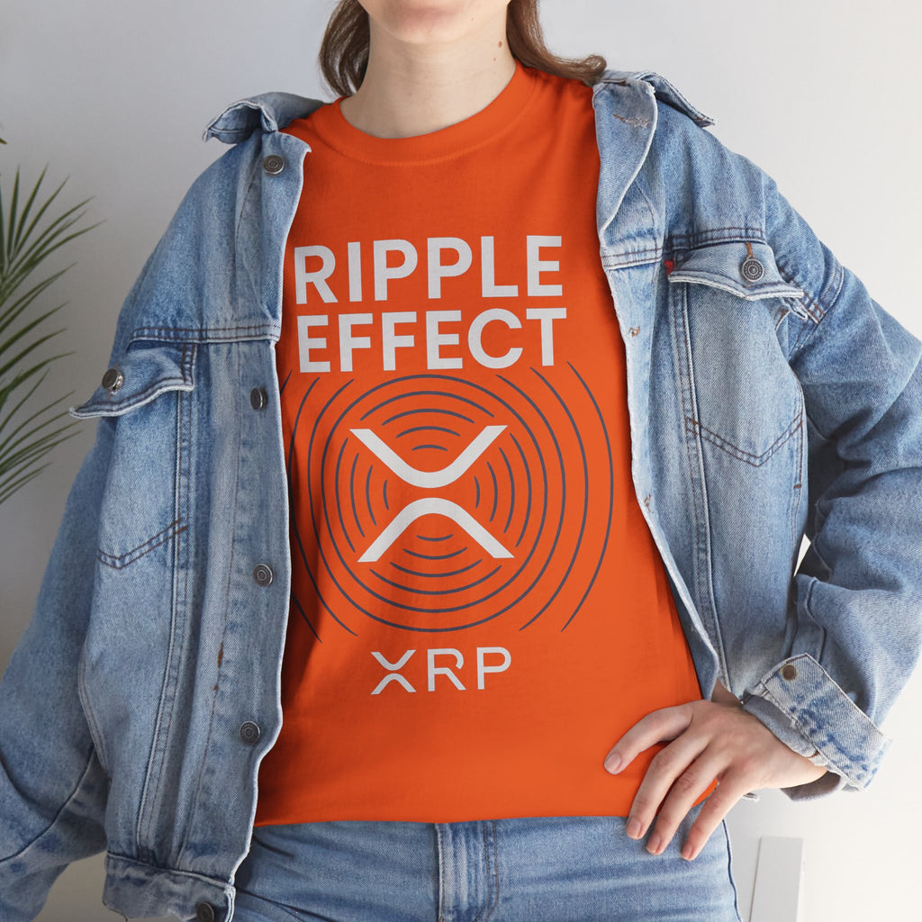 Ripple Effect XRP Tee — Minimal Cryptocurrency Logo T-Shirt