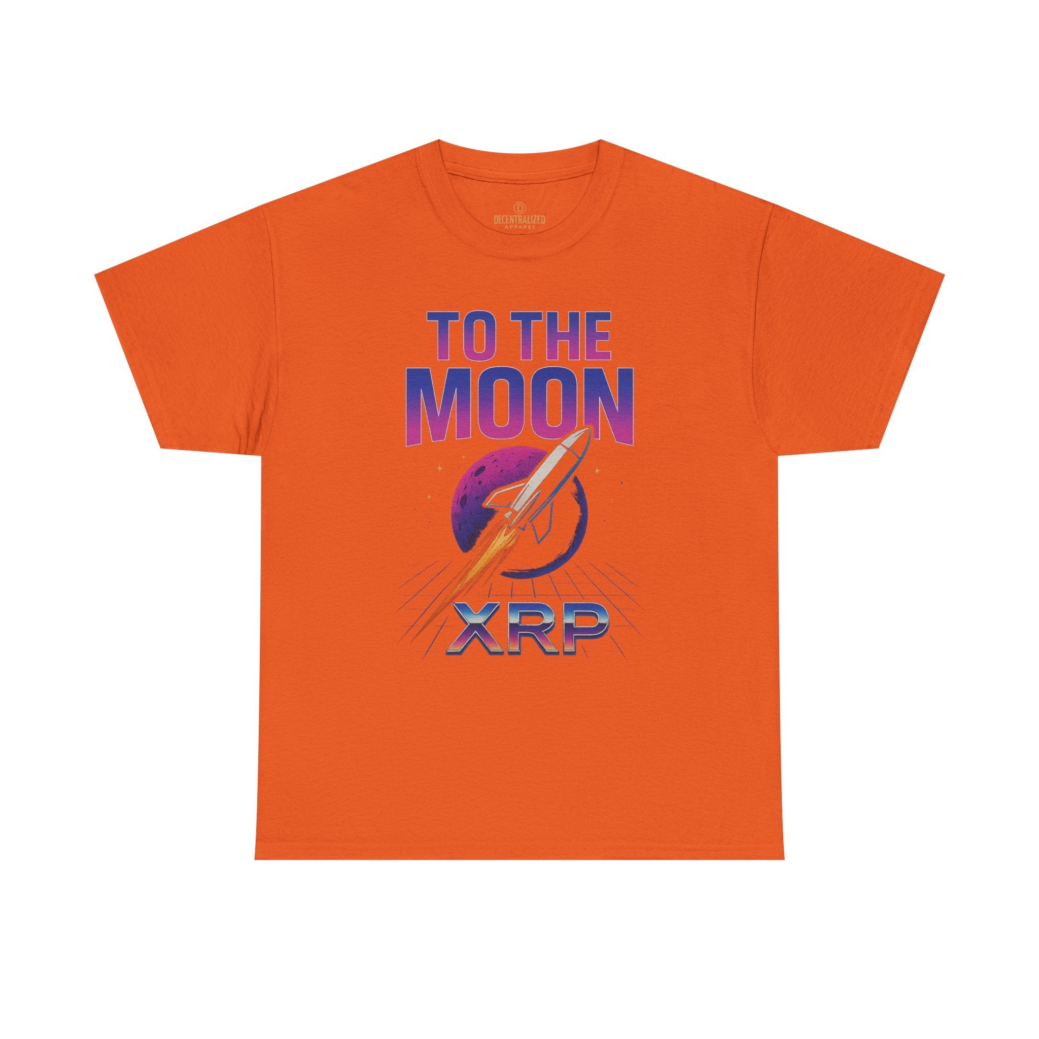 XRP 'To The Moon' T-Shirt — Crypto Investor Rocket Tee