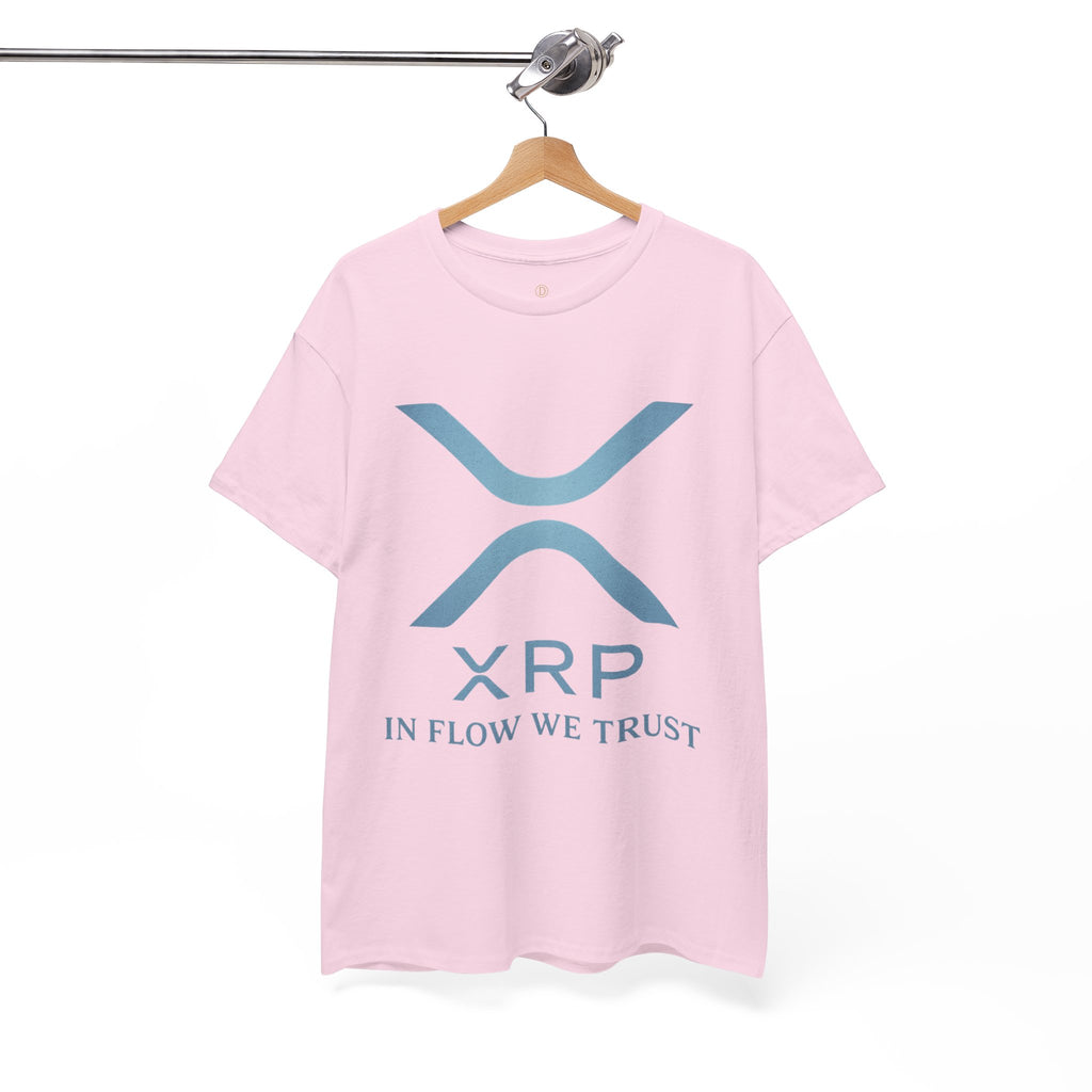 XRP Crypto Tee — "In Flow We Trust" Ripple Logo T-Shirt
