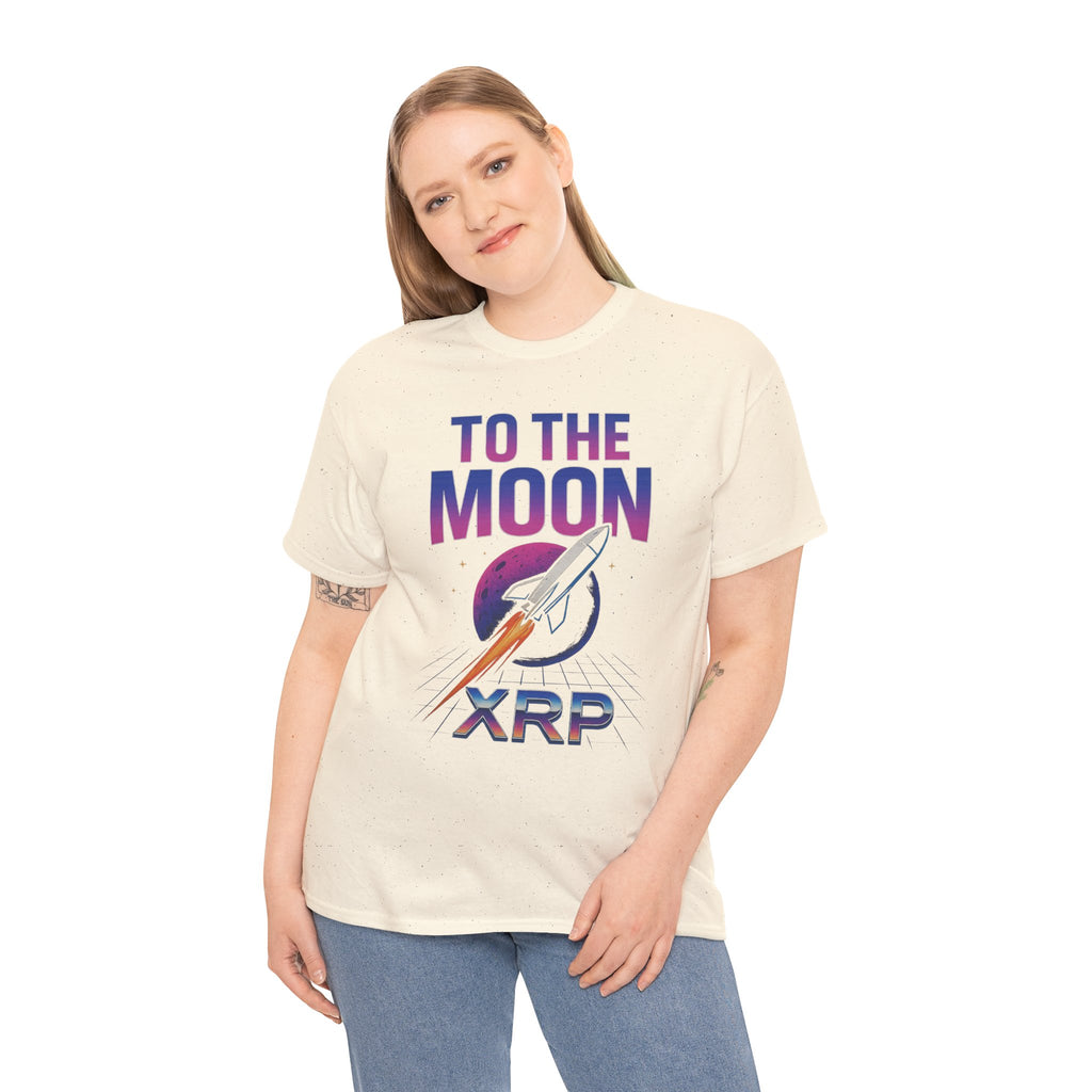 XRP 'To The Moon' T-Shirt — Crypto Investor Rocket Tee
