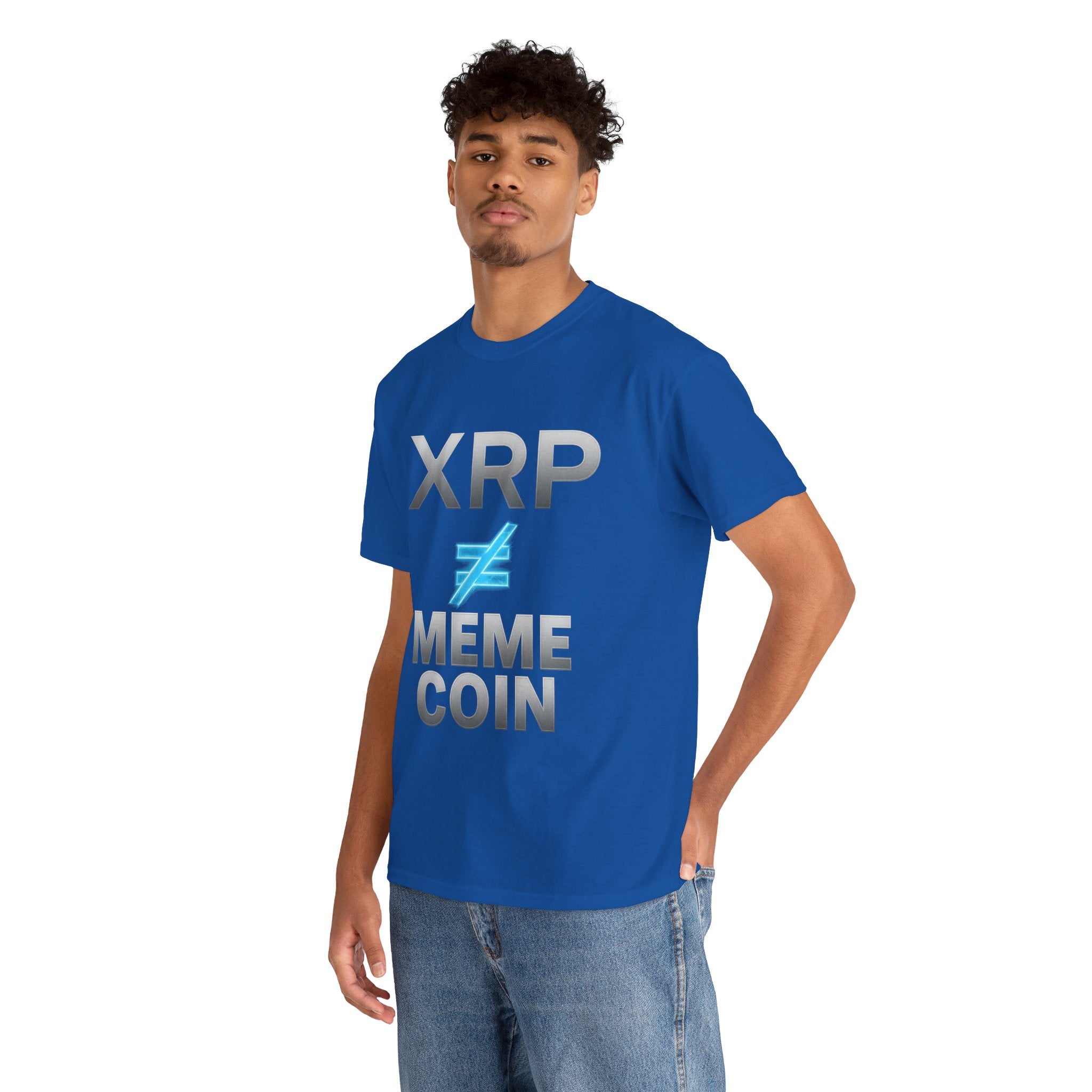 XRP ≠ Meme Coin T-Shirt — Crypto Investor Statement Tee