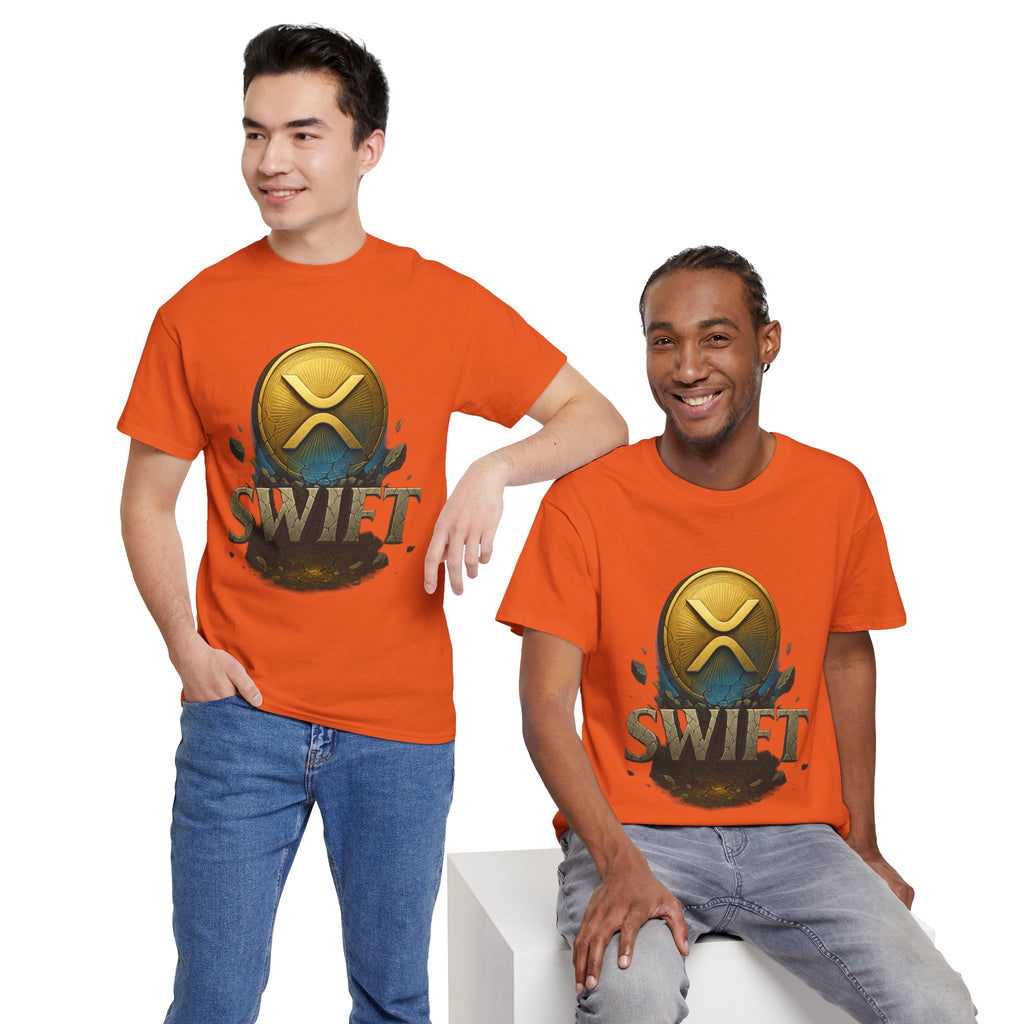 XRP Swift Cryptocurrency T‑Shirt — Ripple Coin Logo Graphic Tee