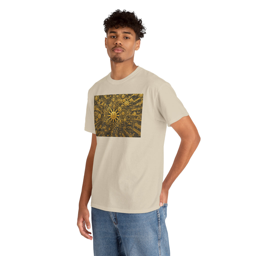 Sunflower Burst T‑Shirt — Golden Sunflower Pattern Tee