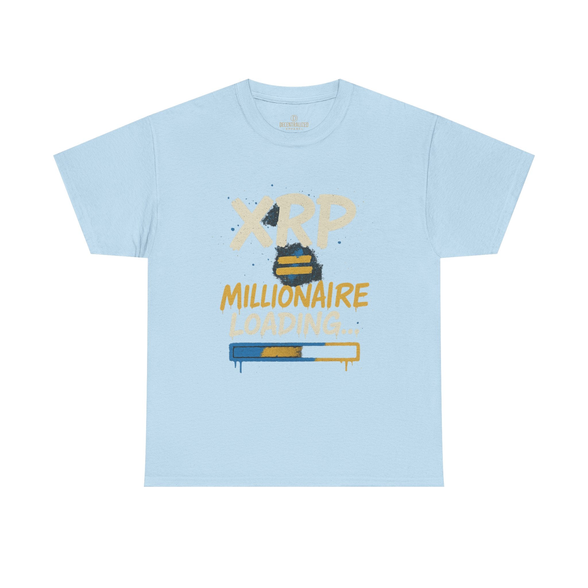 XRP Millionaire Loading T-Shirt — Crypto Investor Progress Tee