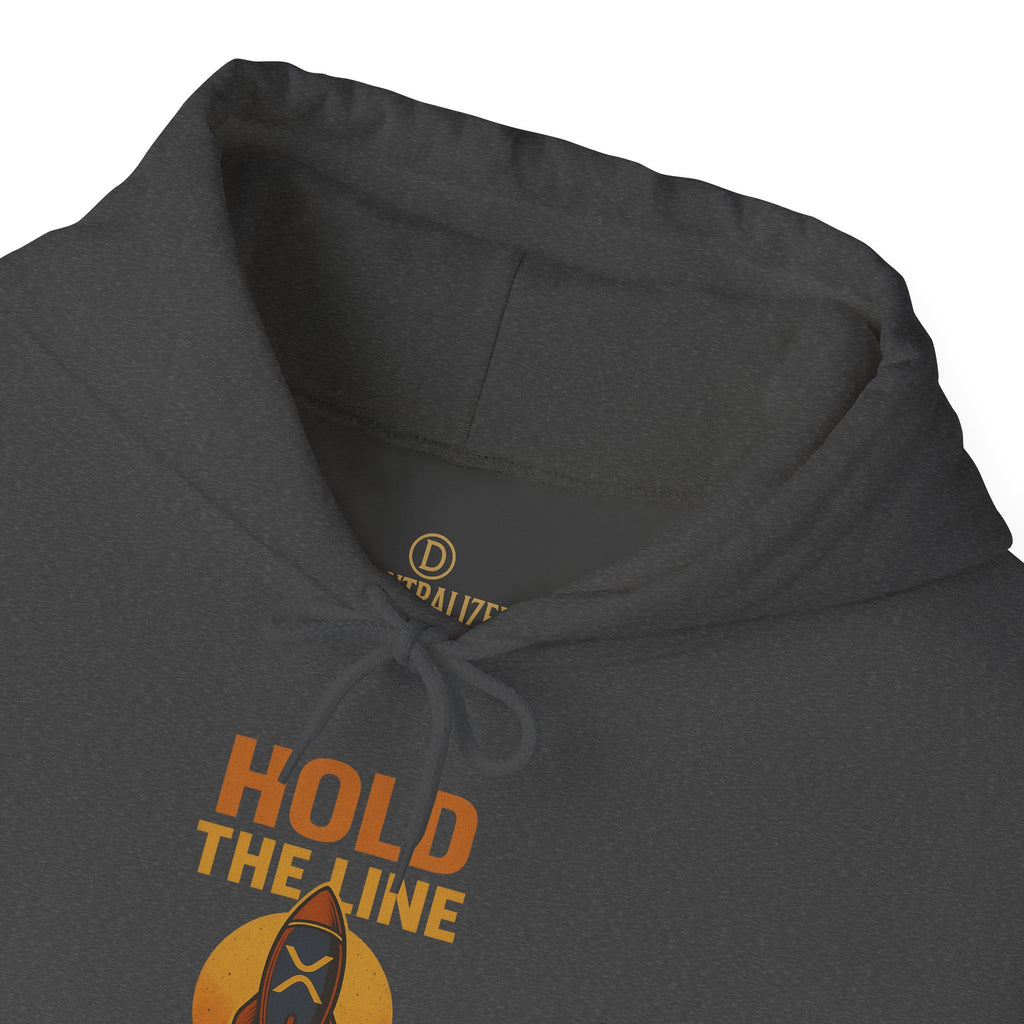 XRP 'Hold the Line' Hoodie — Crypto Supporter Sweatshirt