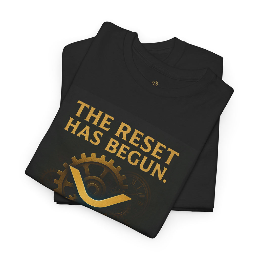 XRP Crypto Tee — "The Reset Has Begun" Bitcoin Alternative Shirt