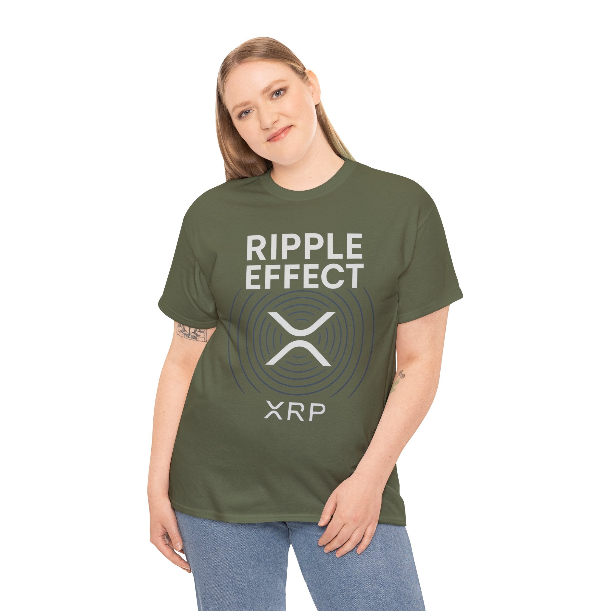 Ripple Effect XRP Tee — Minimal Cryptocurrency Logo T-Shirt