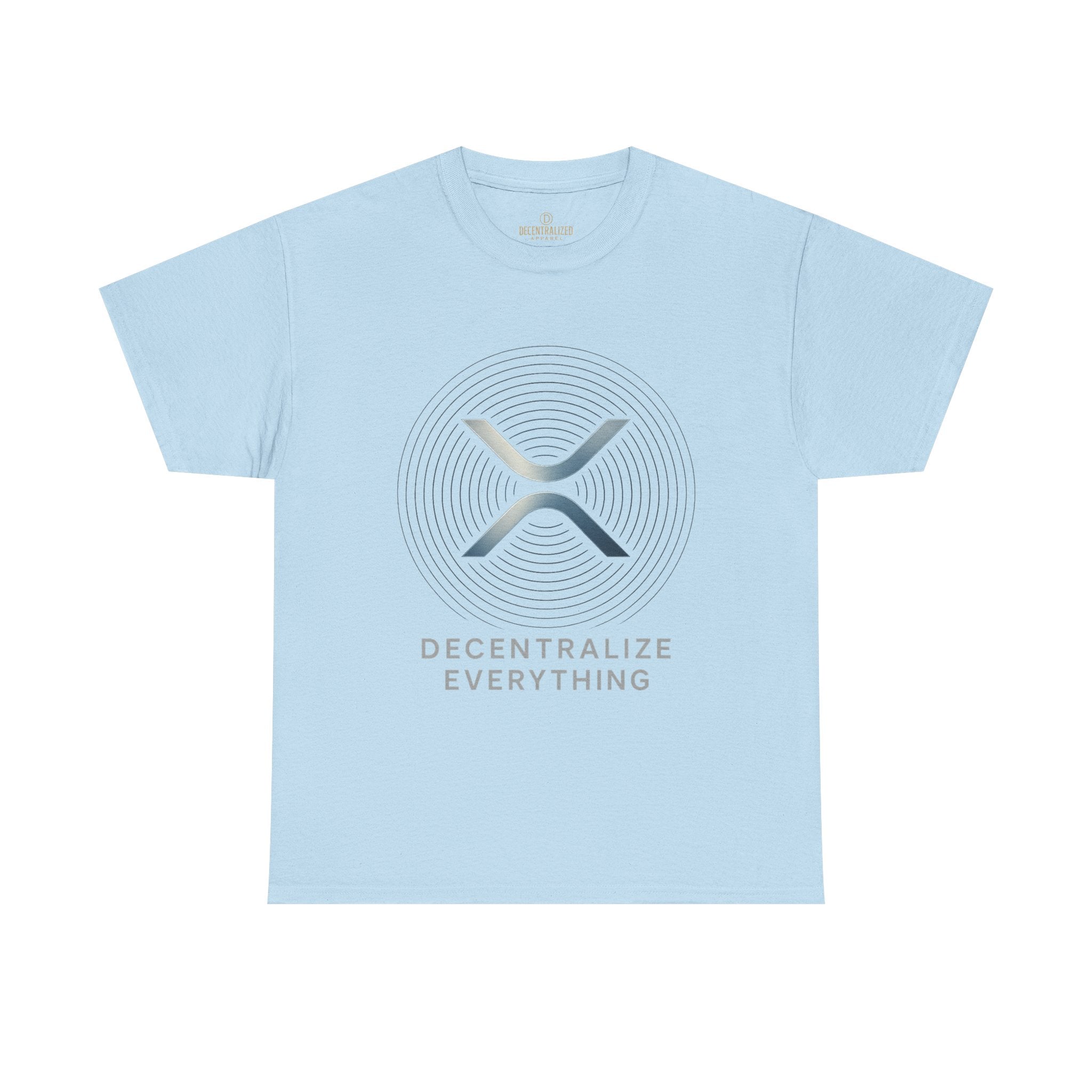 XRP 'Decentralize Everything' Tee - Crypto Logo T-Shirt