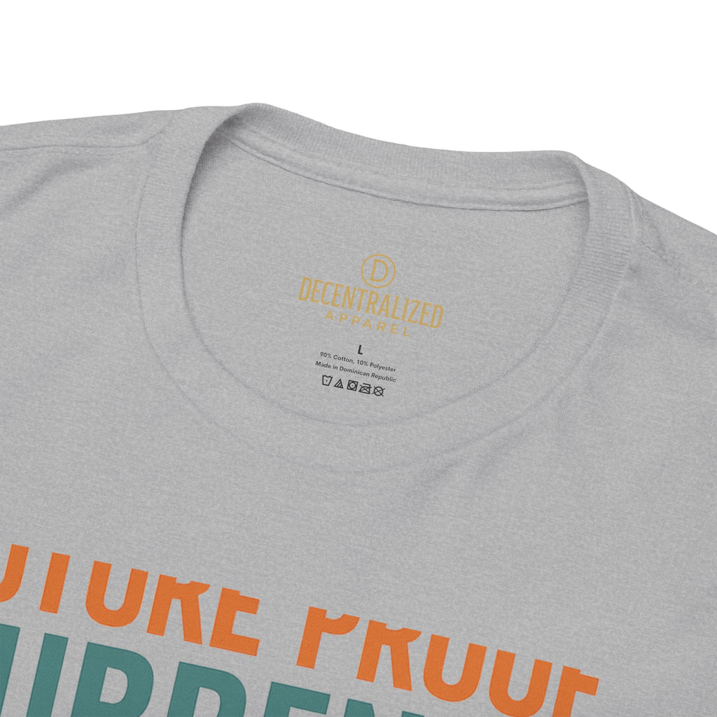 RIPPLE XRP 'Future Proof Currency' Graphic Tee — Crypto Retro Logo Shirt