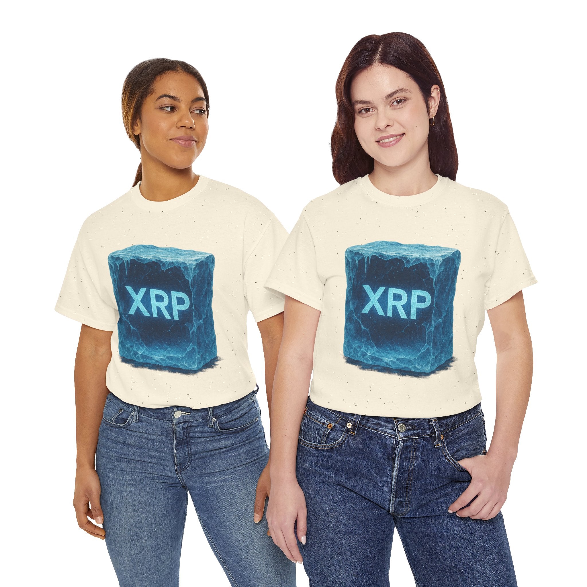 XRP Ice Block Tee — Crypto Ripple Logo T-Shirt