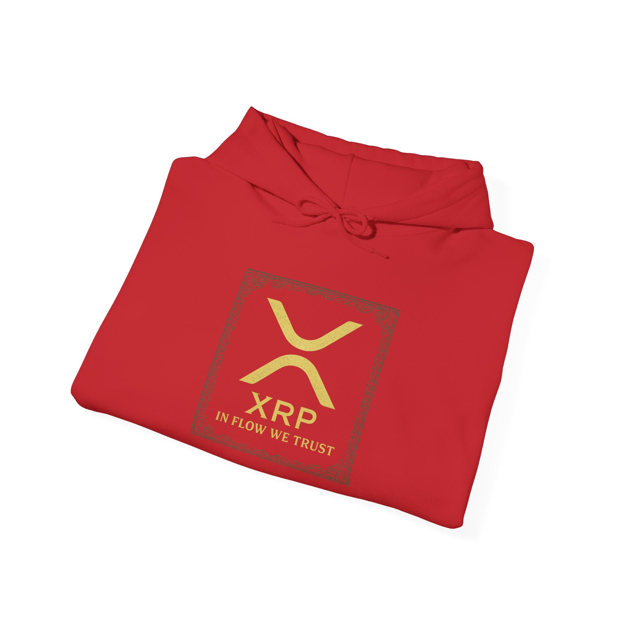 XRP Logo Hoodie – Gold Cryptocurrency Sweatshirt