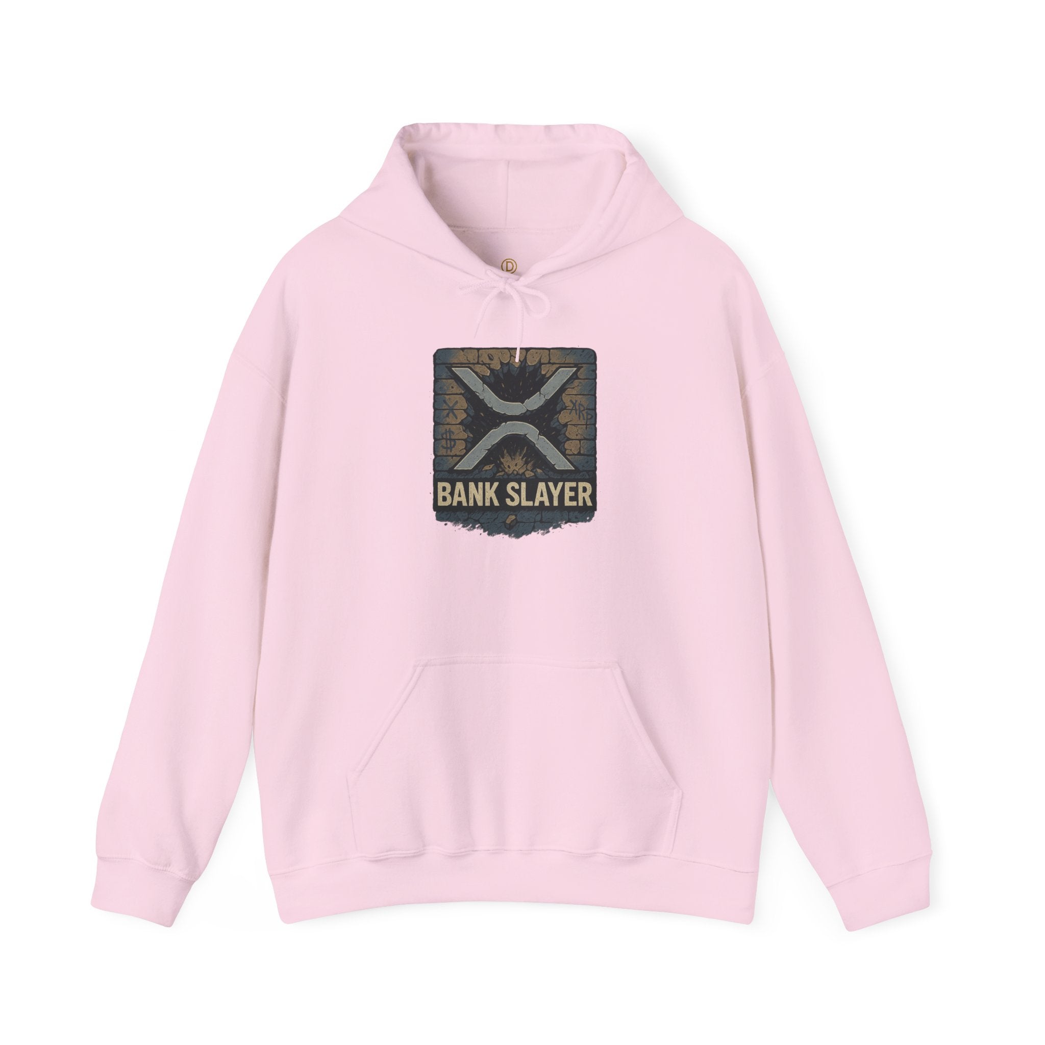 Bank Slayer Hoodie - Vintage Tactical Crest Graphic Sweatshirt