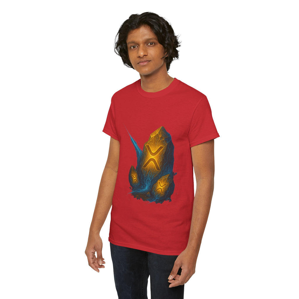 Rune Stone Graphic Tee — Glowing Mystic Rock T-Shirt