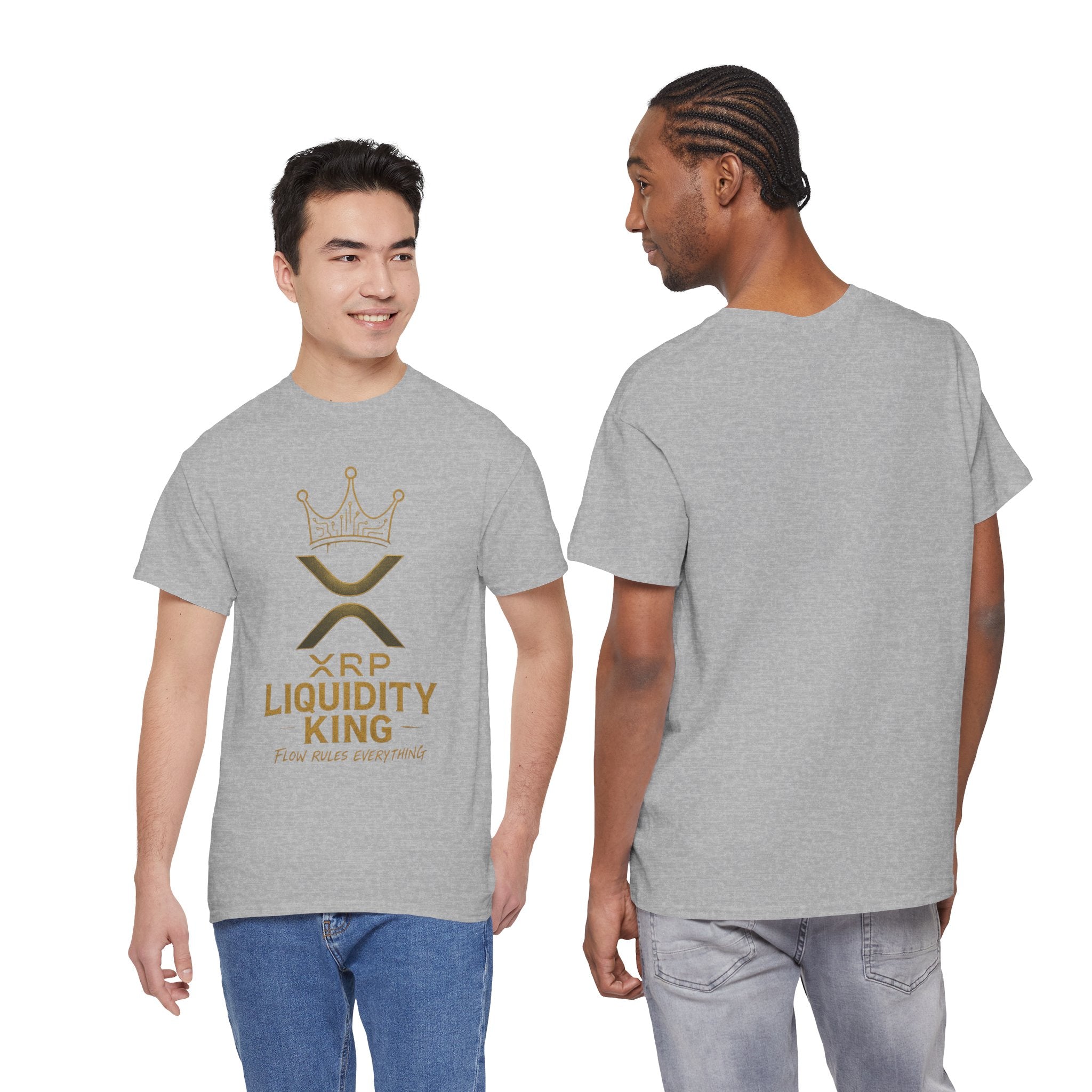 XRP Liquidity King Tee — Crypto Crown T-Shirt