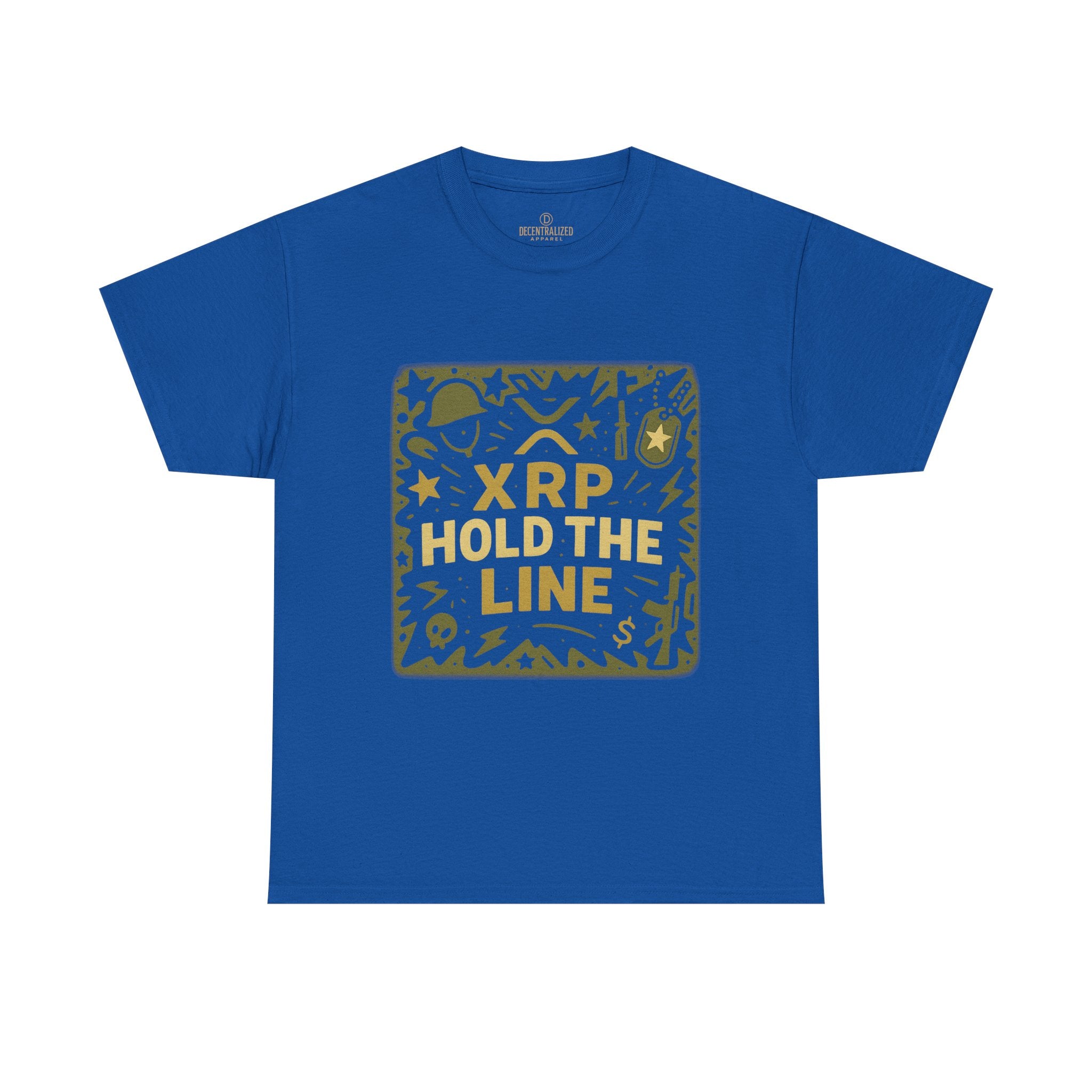 T-Shirt — XRP Hold The Line Crypto Graphic Tee