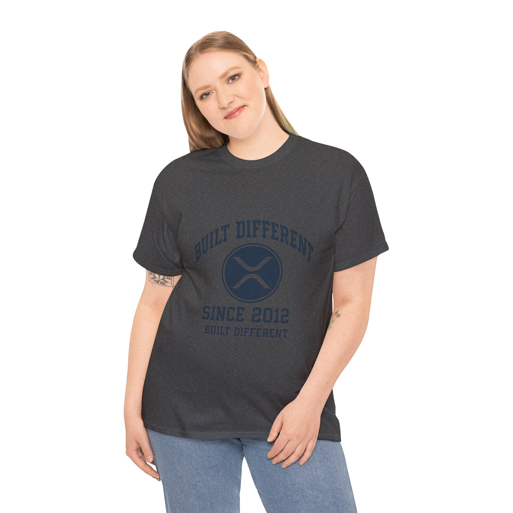 Built Different Since 2012 T-Shirt – Ripple XRP Logo Tee