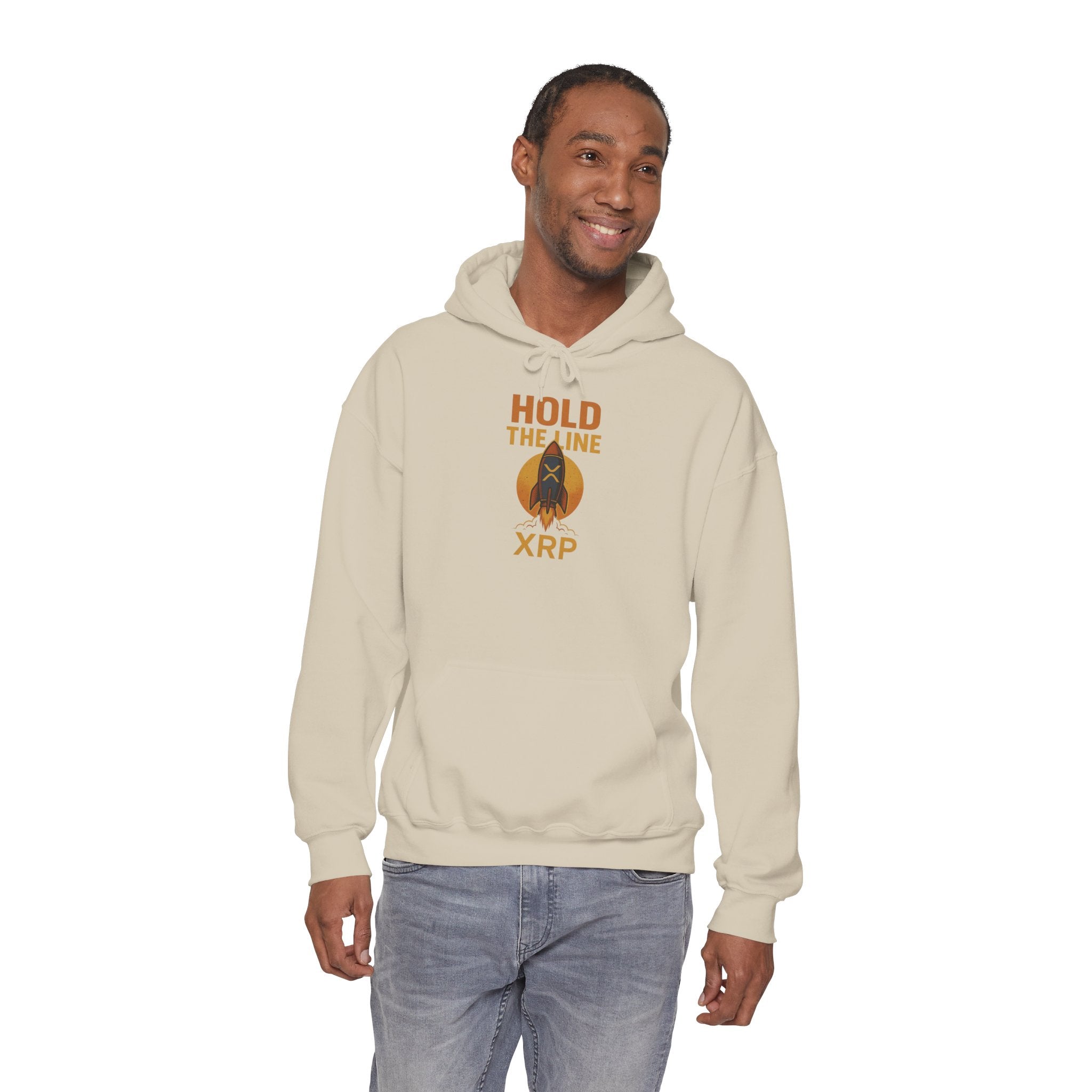 XRP 'Hold the Line' Hoodie — Crypto Supporter Sweatshirt