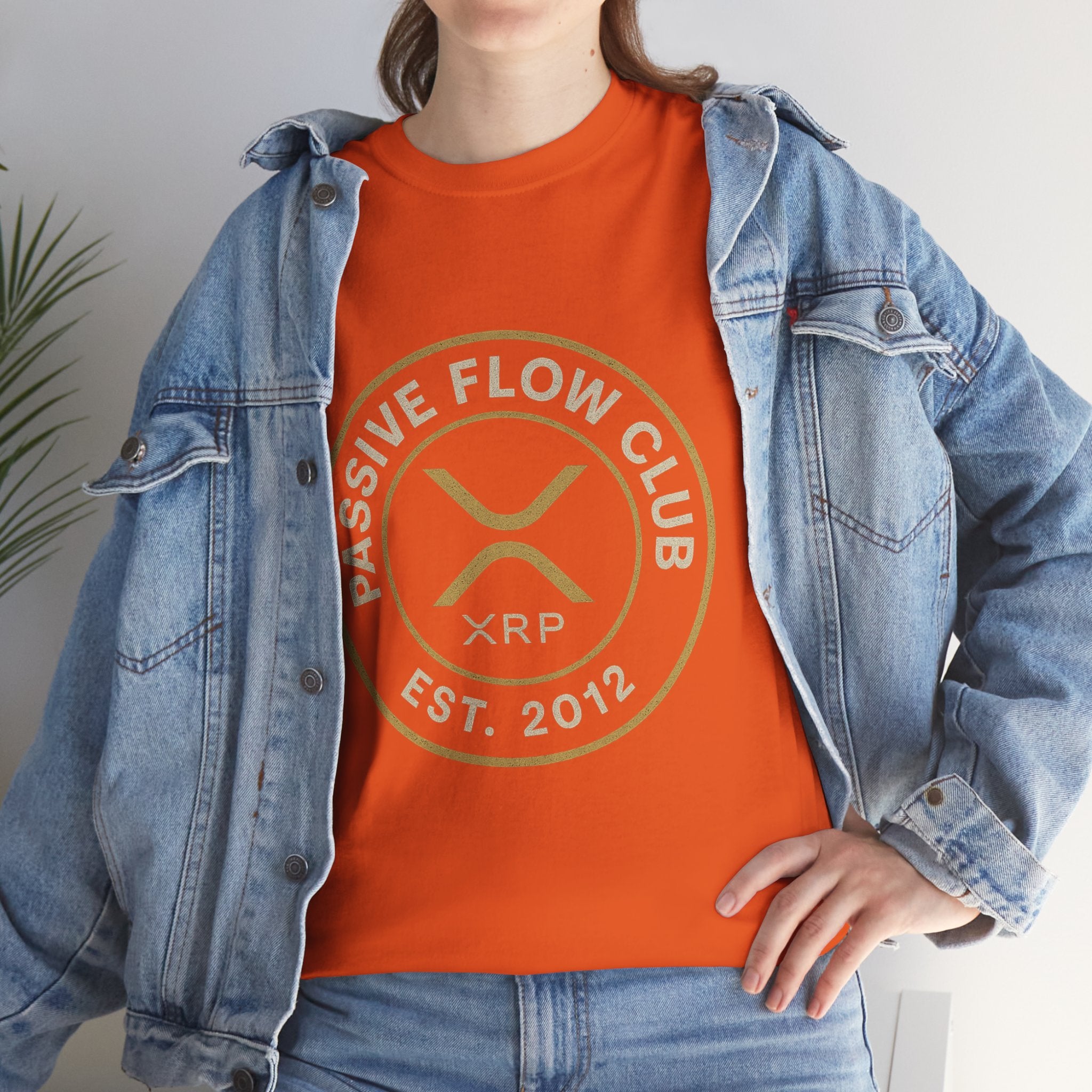 XRP Passive Flow Club T‑Shirt — Crypto Logo Tee (Est. 2012)