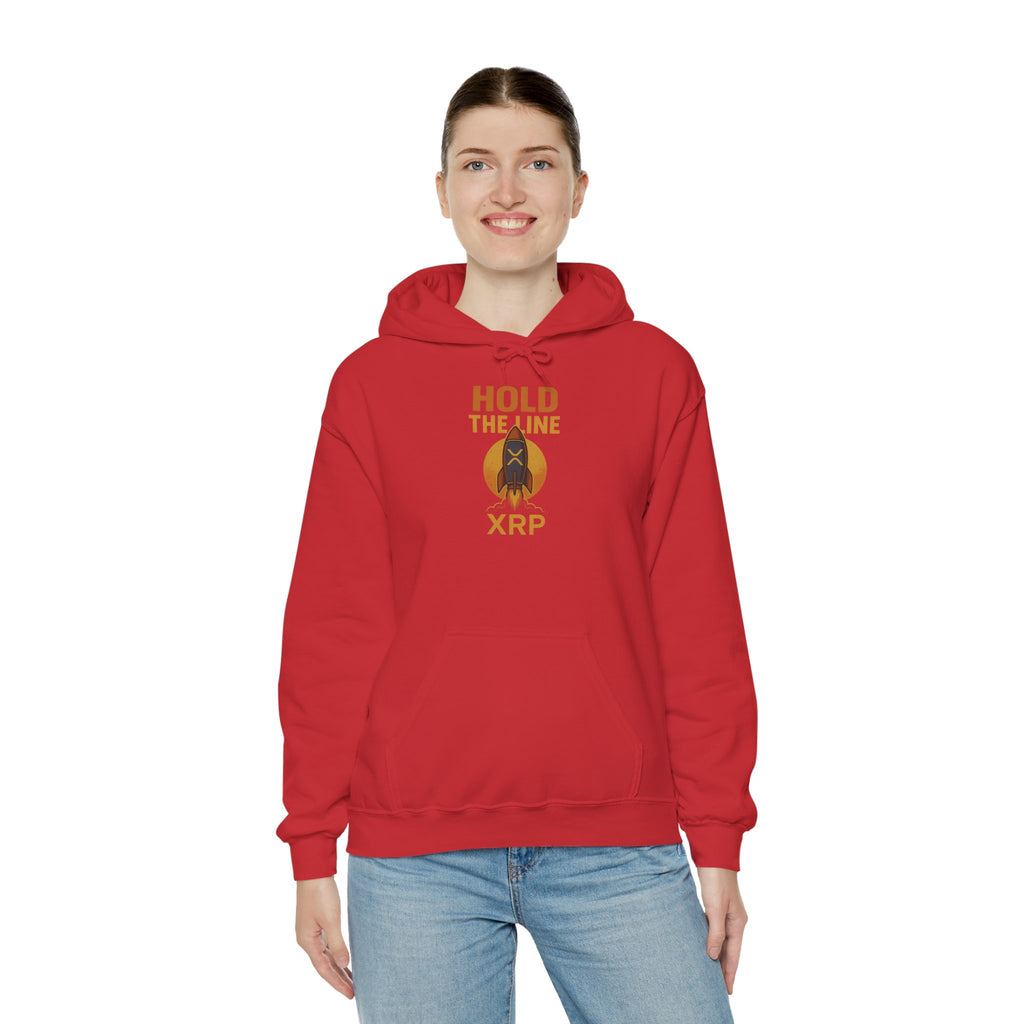 XRP 'Hold the Line' Hoodie — Crypto Supporter Sweatshirt