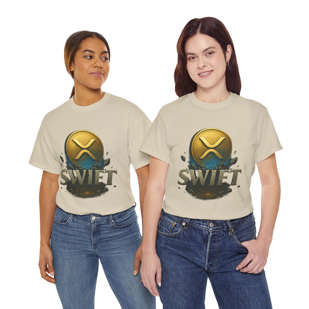 XRP Swift Cryptocurrency T‑Shirt — Ripple Coin Logo Graphic Tee