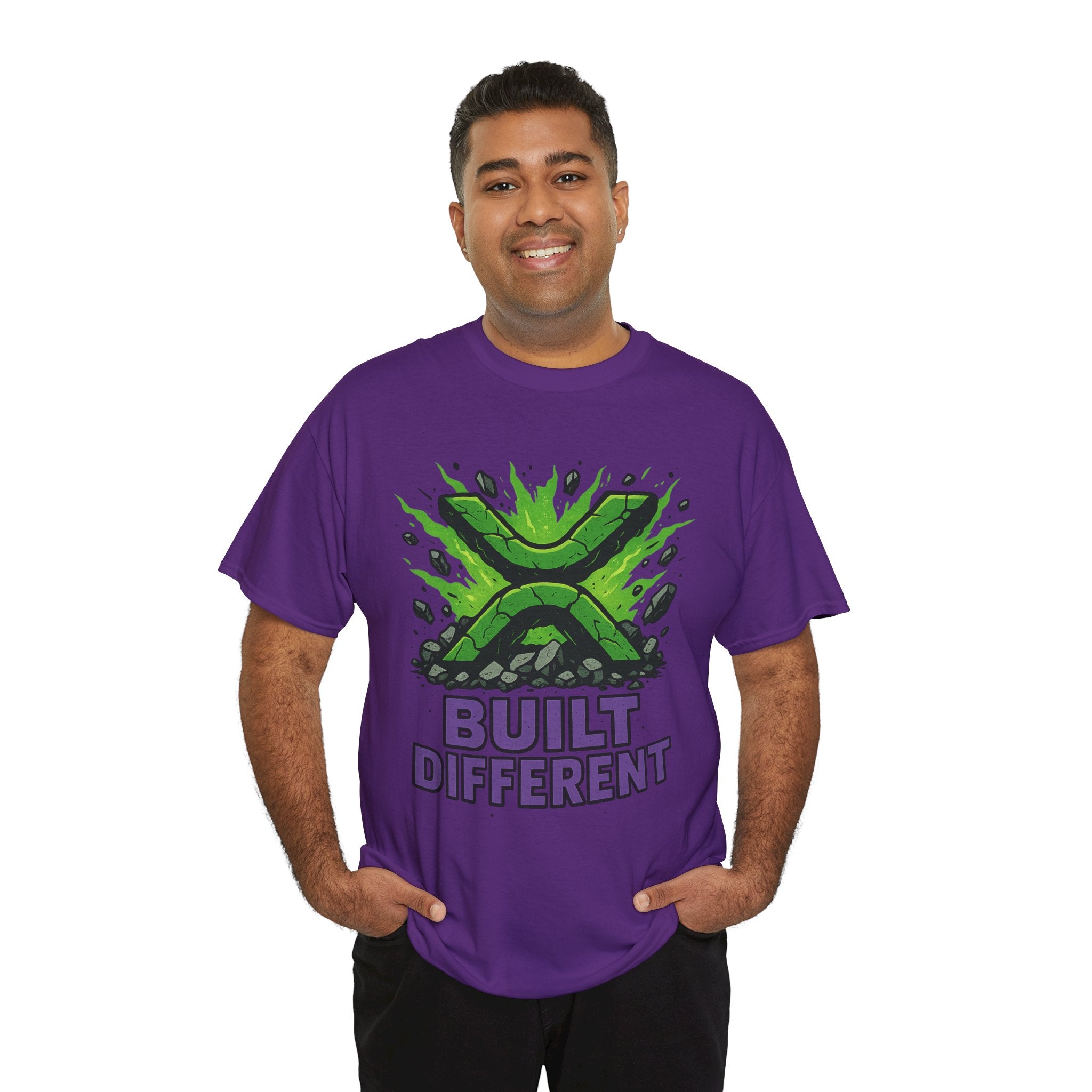 Built Different T-Shirt — Green Gamer Logo Tee