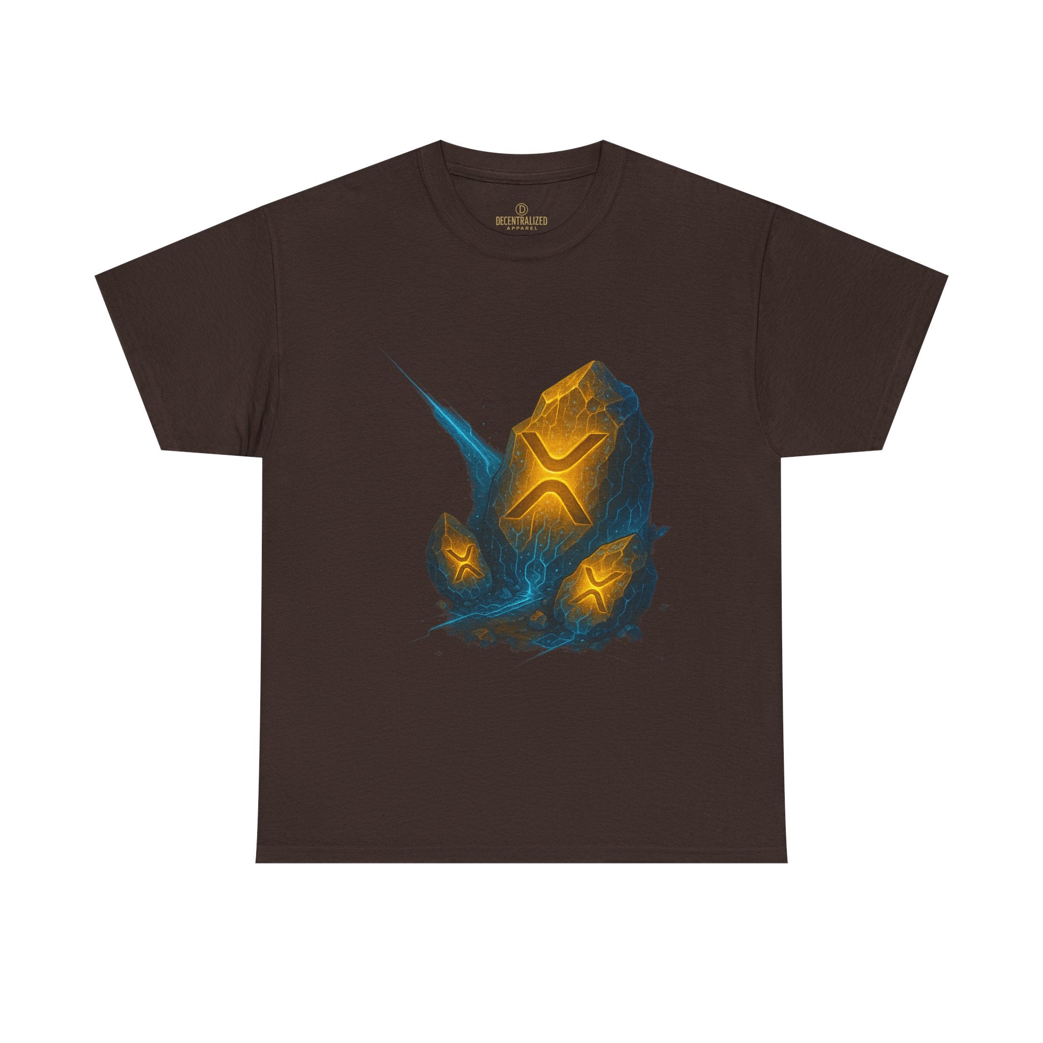 Rune Stone Graphic Tee — Glowing Mystic Rock T-Shirt