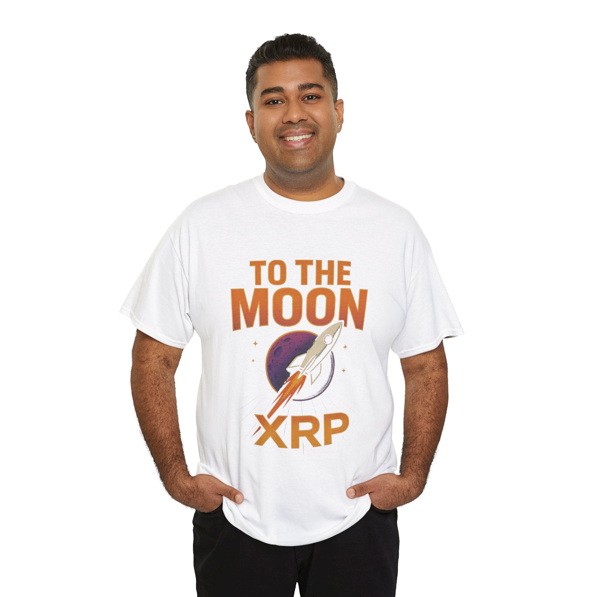 XRP To The Moon Tee — Cryptocurrency Investor Rocket Shirt