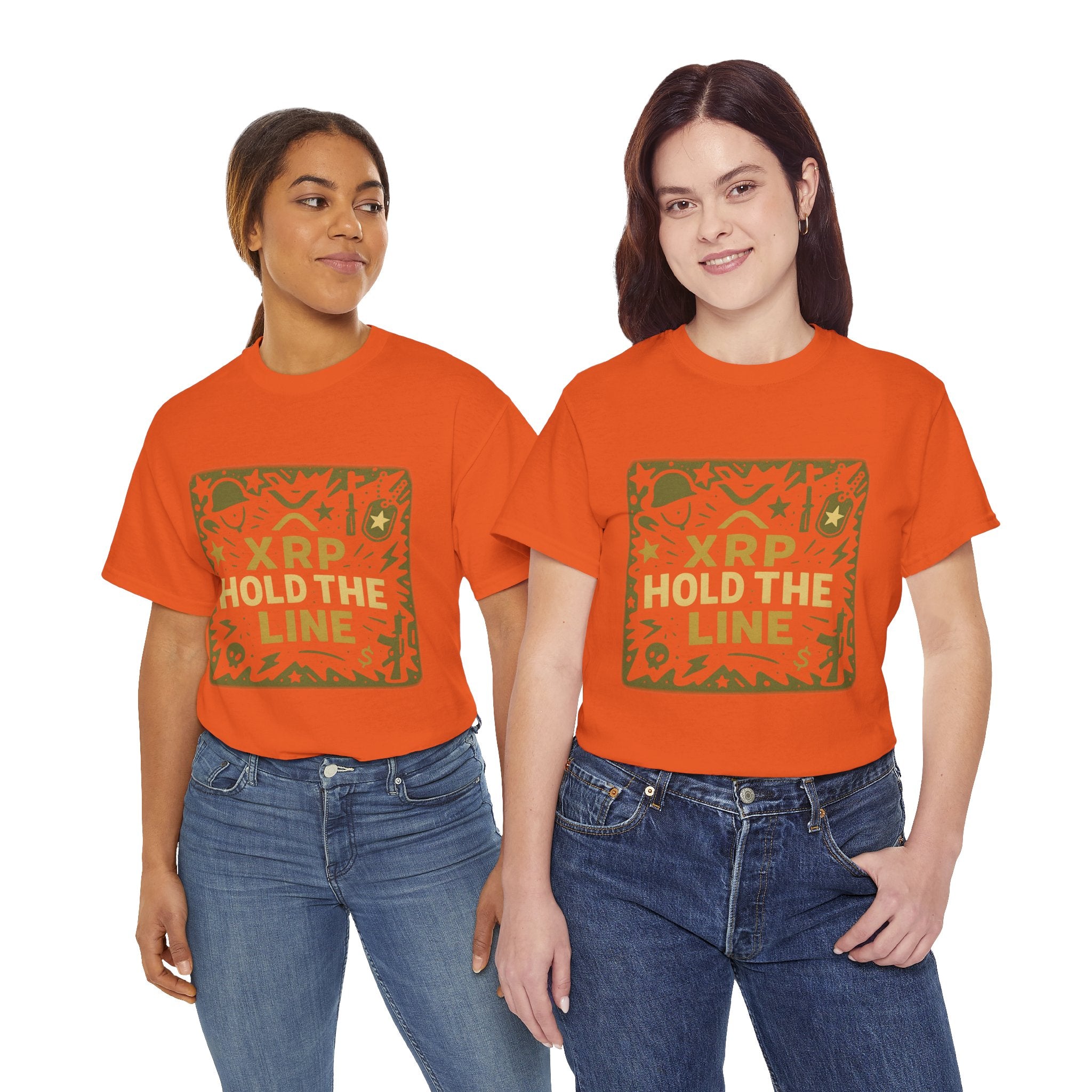T-Shirt — XRP Hold The Line Crypto Graphic Tee