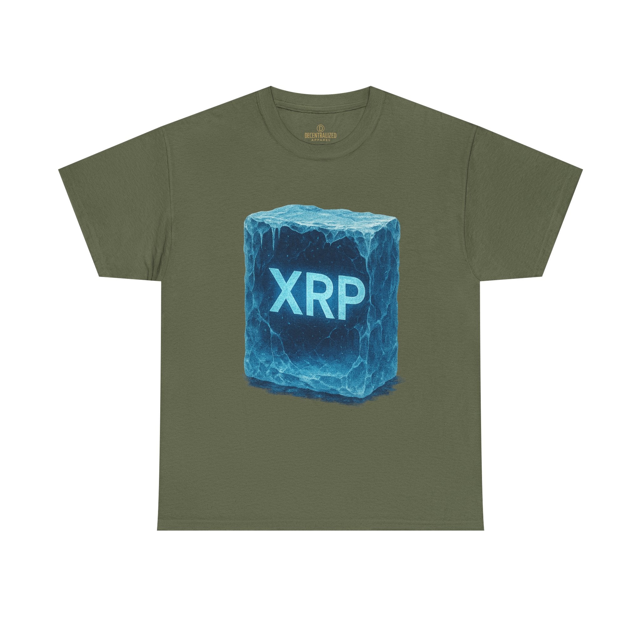 XRP Ice Block Tee — Crypto Ripple Logo T-Shirt
