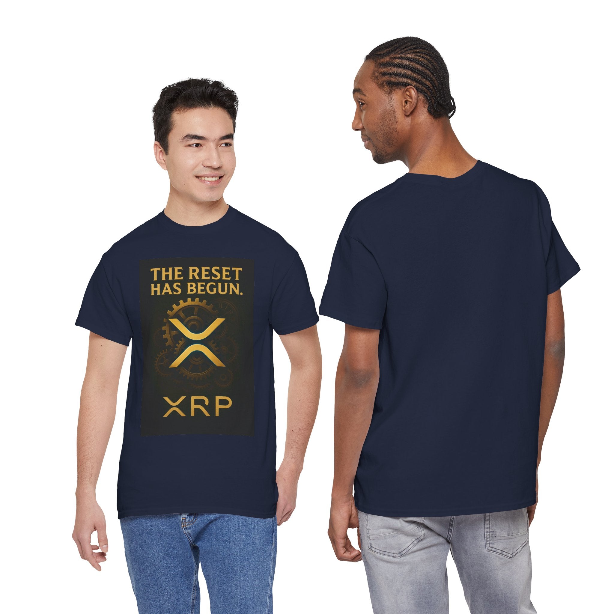 XRP Crypto Tee — "The Reset Has Begun" Bitcoin Alternative Shirt
