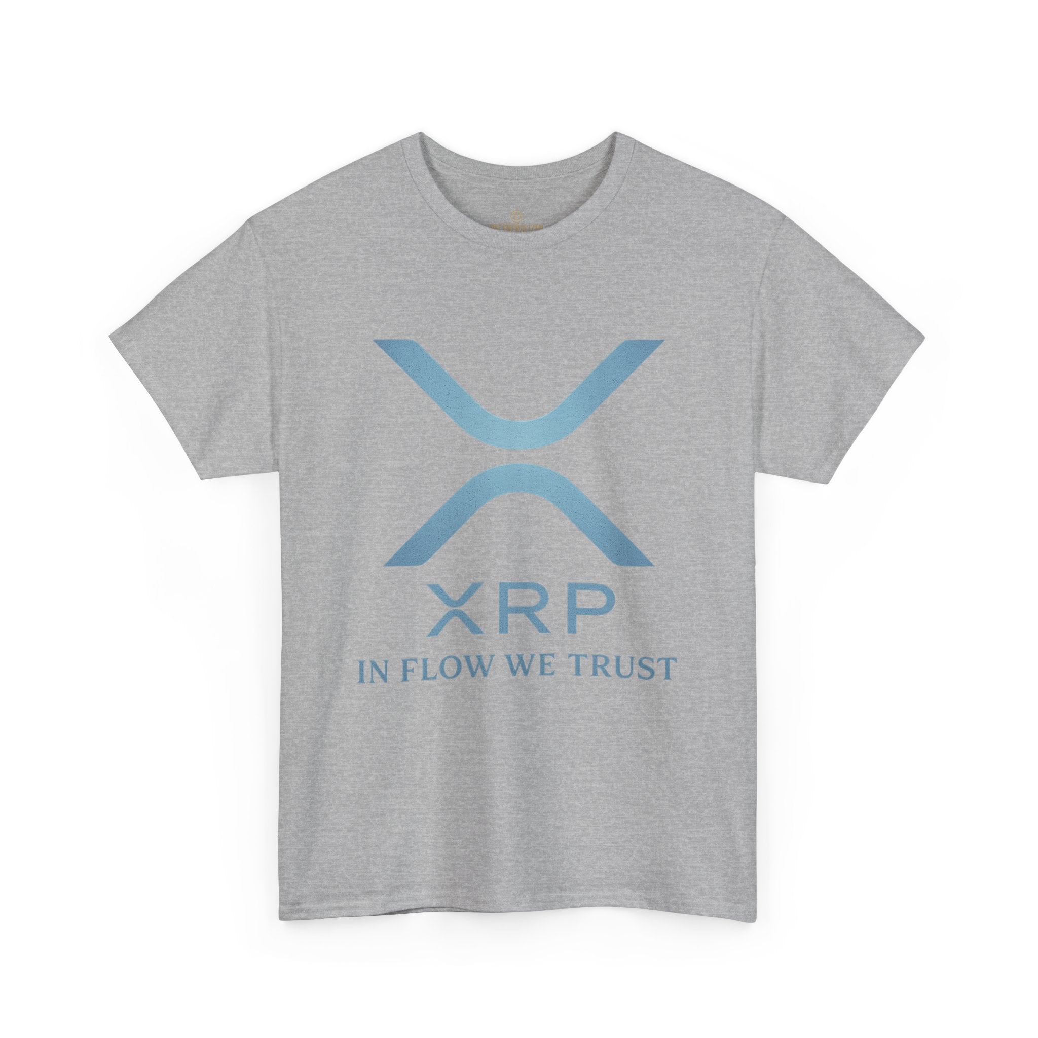 XRP Crypto Tee — "In Flow We Trust" Ripple Logo T-Shirt