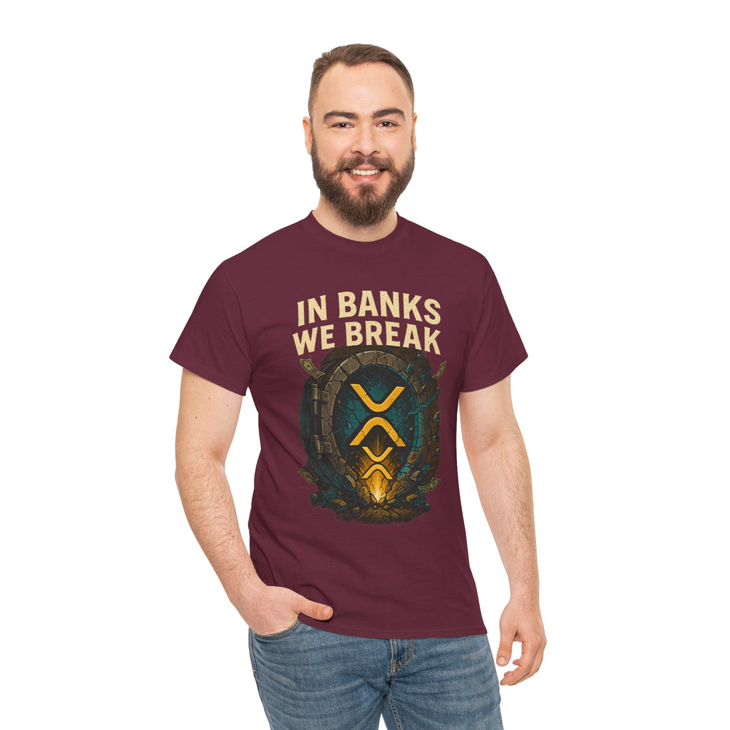 In Banks We Break XRP Crypto Graphic Tee