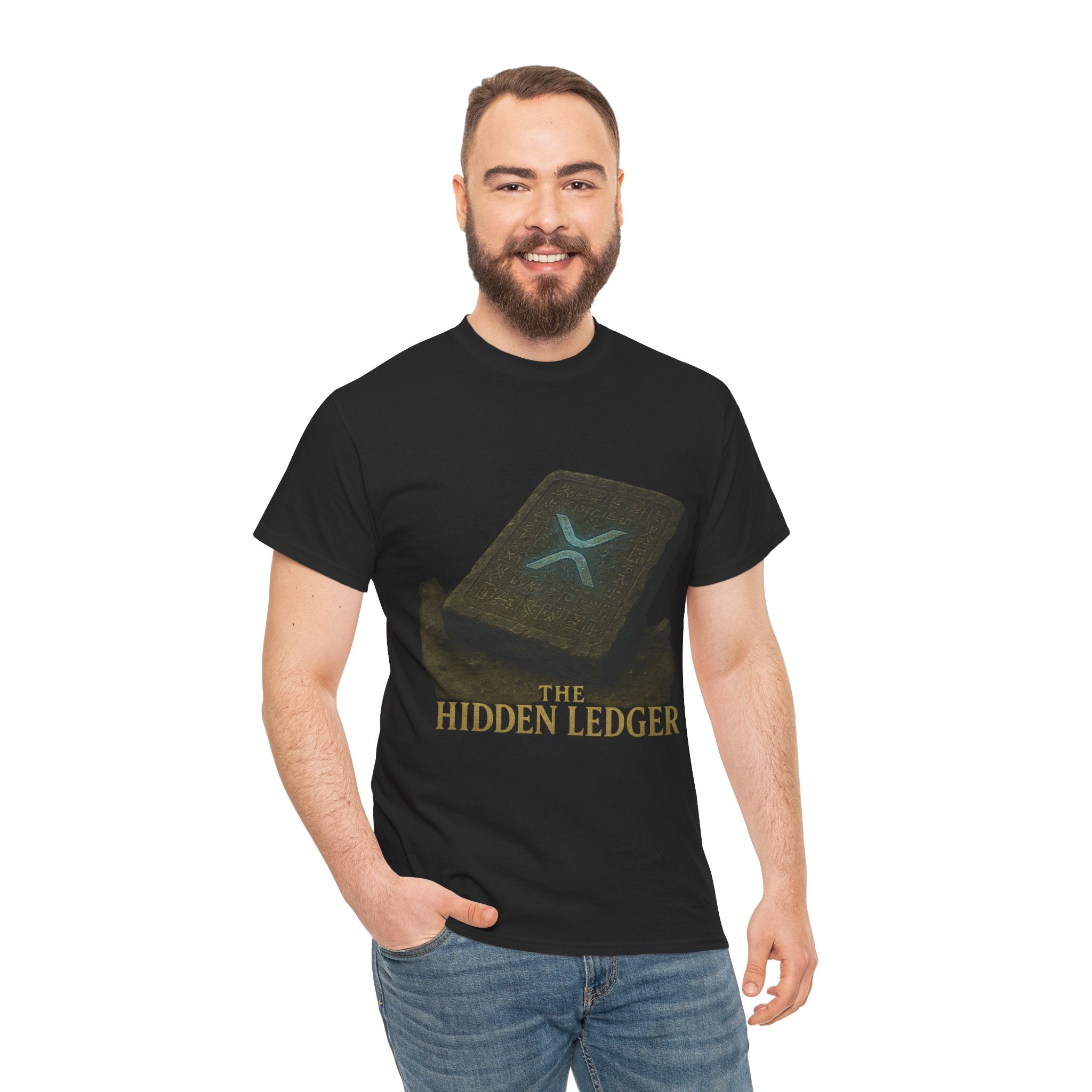 T-Shirt — "The Hidden Ledger" Crypto XRP Wallet Graphic Tee