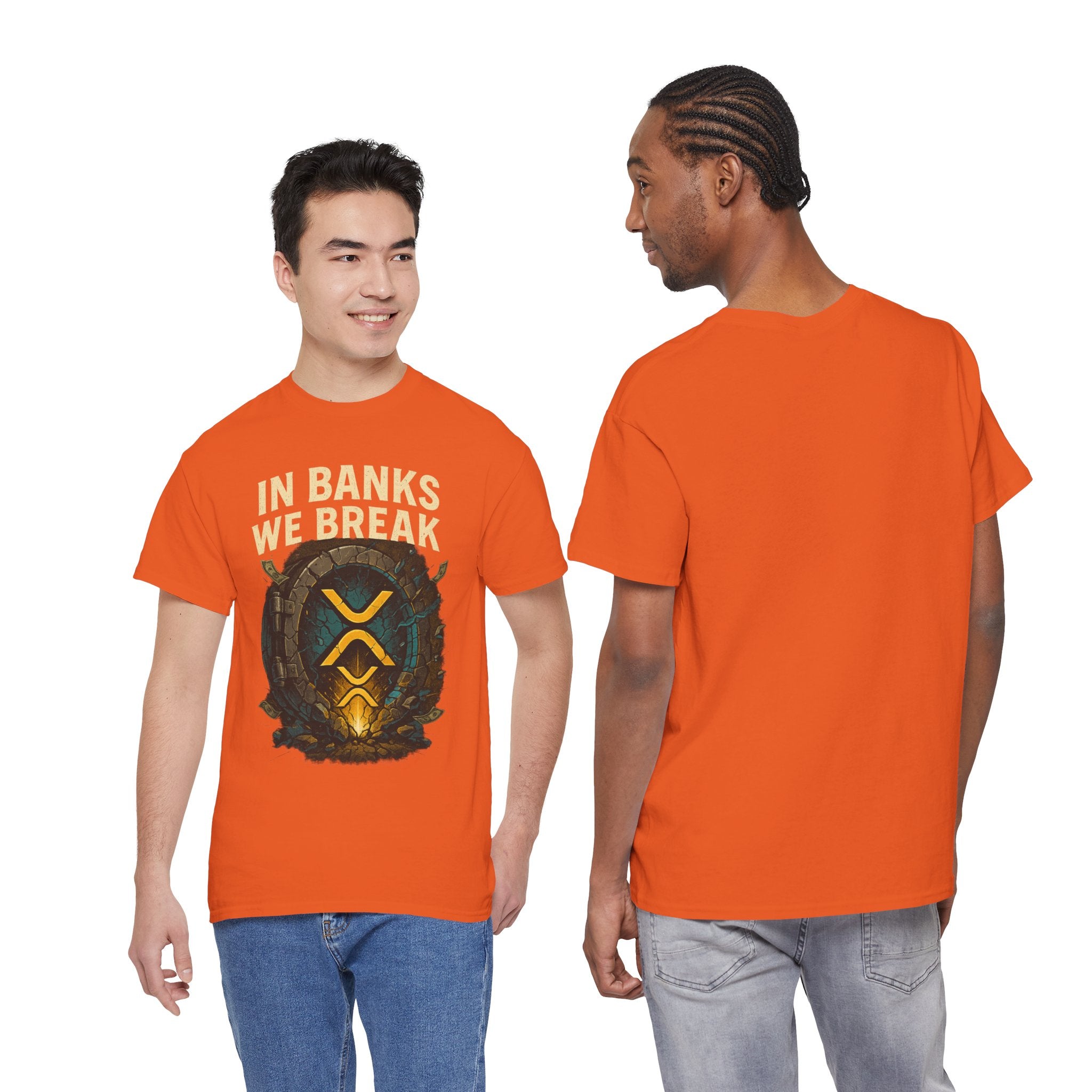In Banks We Break XRP Crypto Graphic Tee