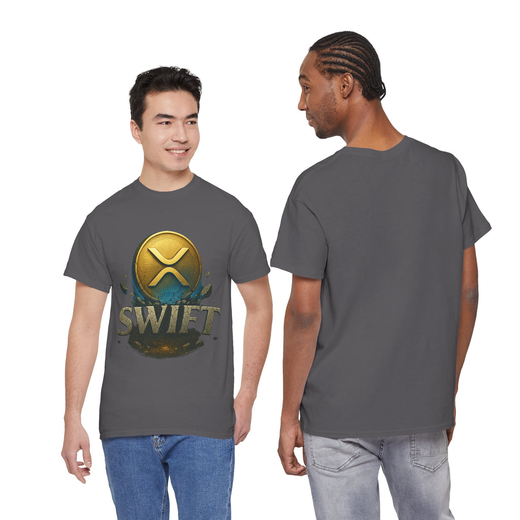 XRP Swift Cryptocurrency T‑Shirt — Ripple Coin Logo Graphic Tee
