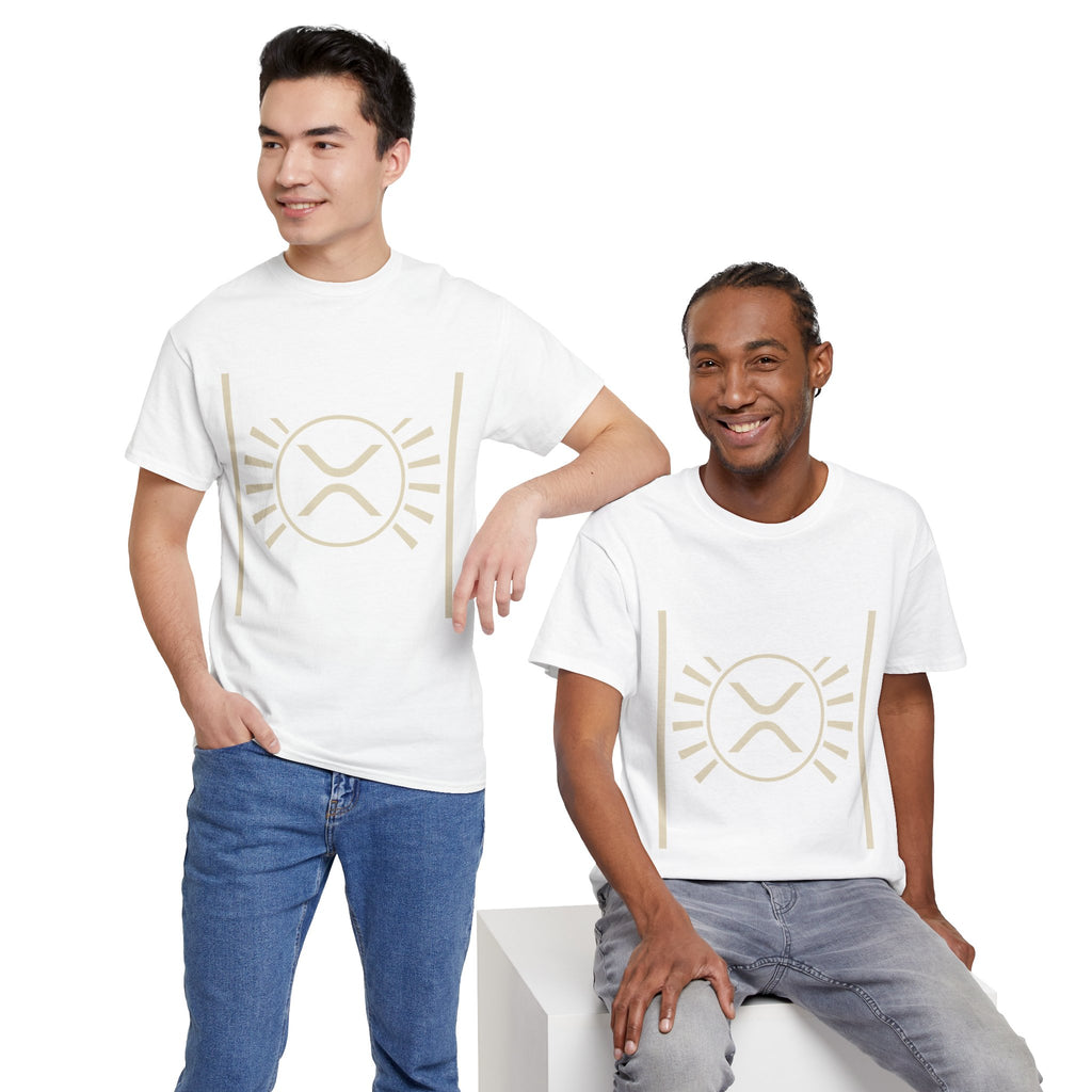 XRP Sun Logo T‑Shirt — Minimal Crypto Ripple Tee