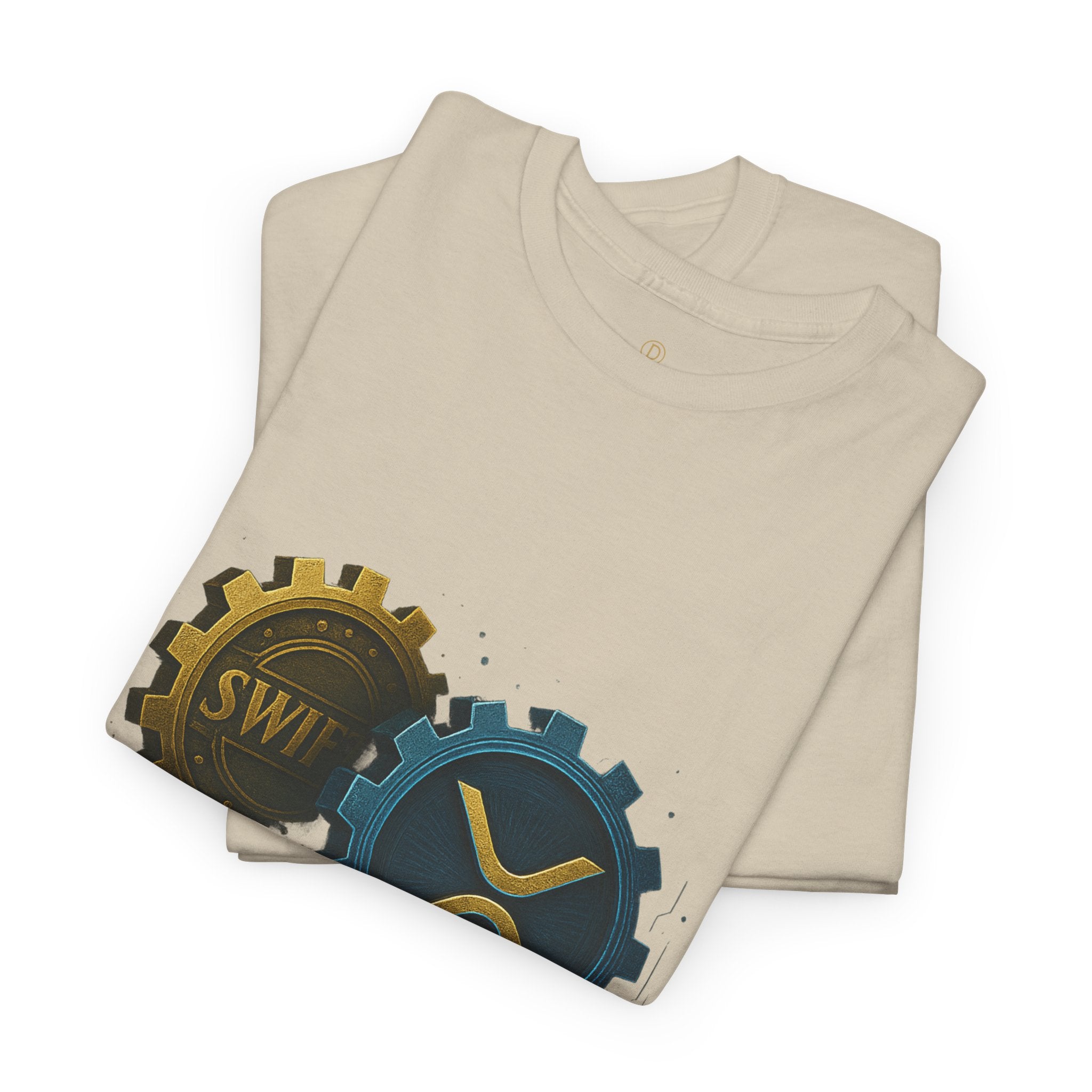 Merge of Money Tee - Cryptocurrency Gears XRP & SWI Crypto T-Shirt