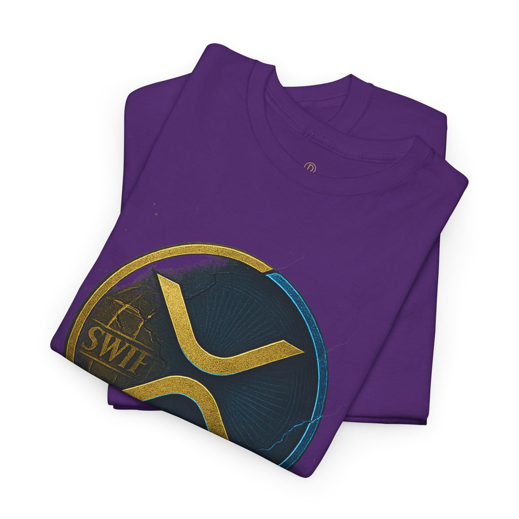 XRP 'Replaces Swift' Cotton Tee — Crypto Ripple Logo T-Shirt