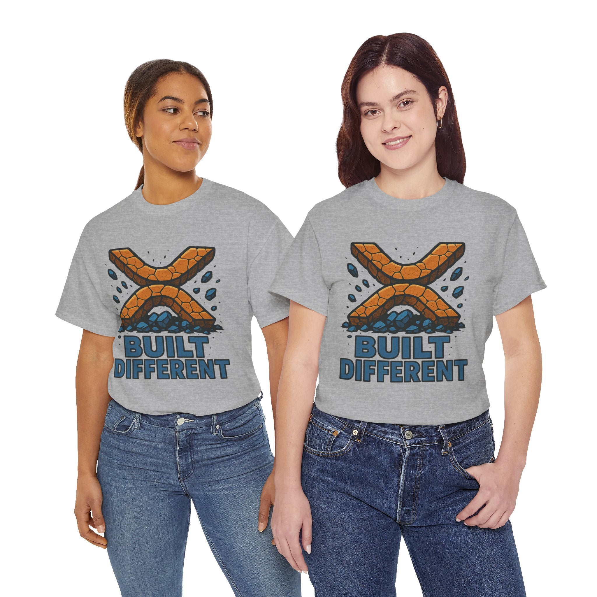 Built Different T-Shirt — Rugged Crypto X Design Tee