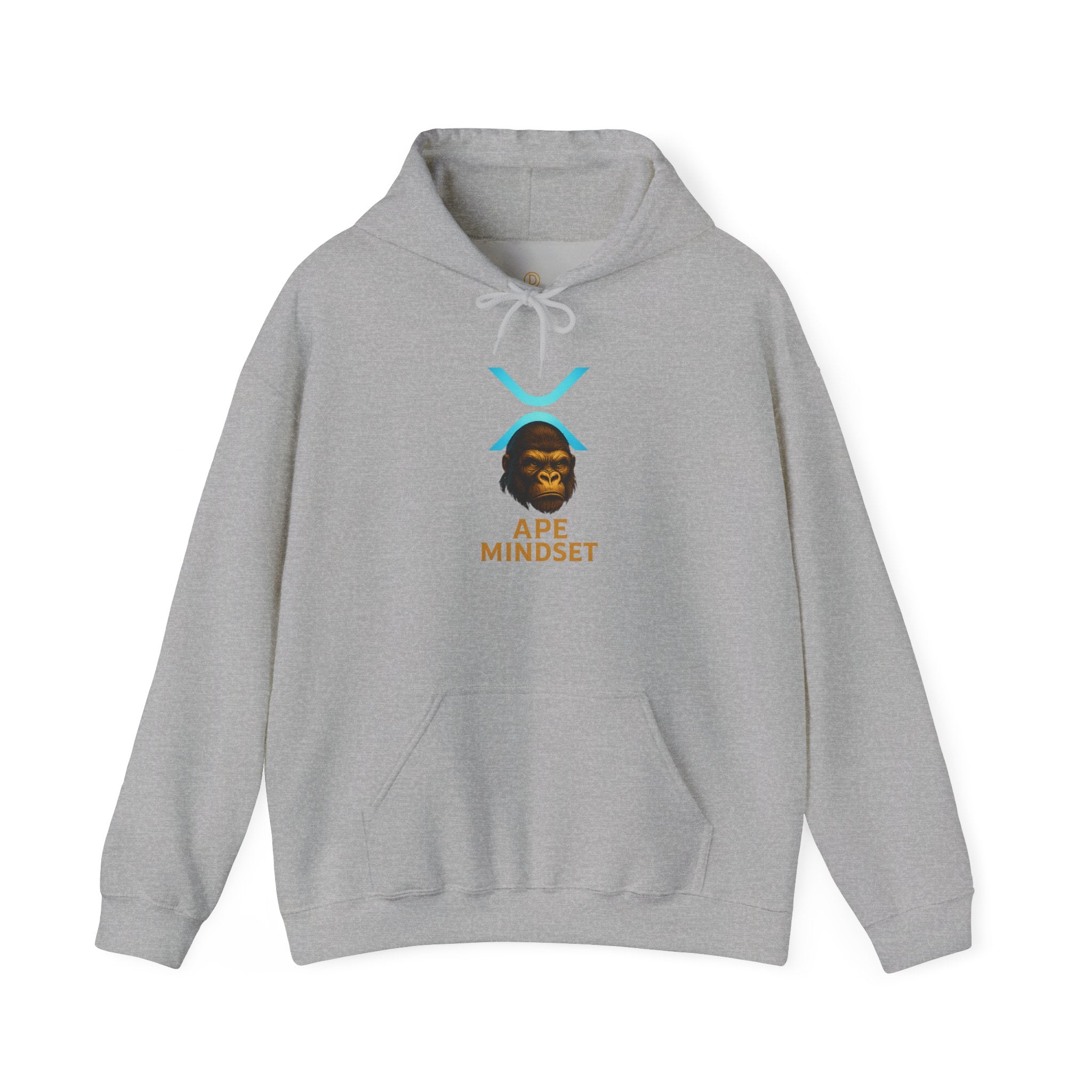 Ape Mindset Hoodie — Crypto XRP Logo Gorillaz Graphic Sweatshirt