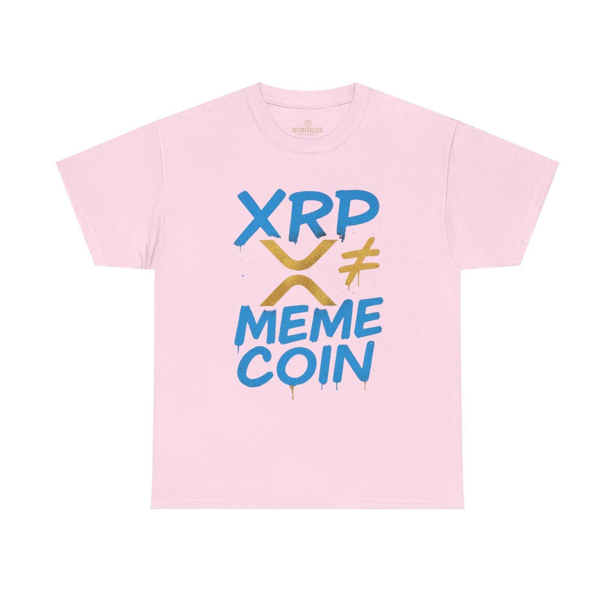 XRP ≠ Meme Coin T‑Shirt — Crypto Advocate Graphic Tee
