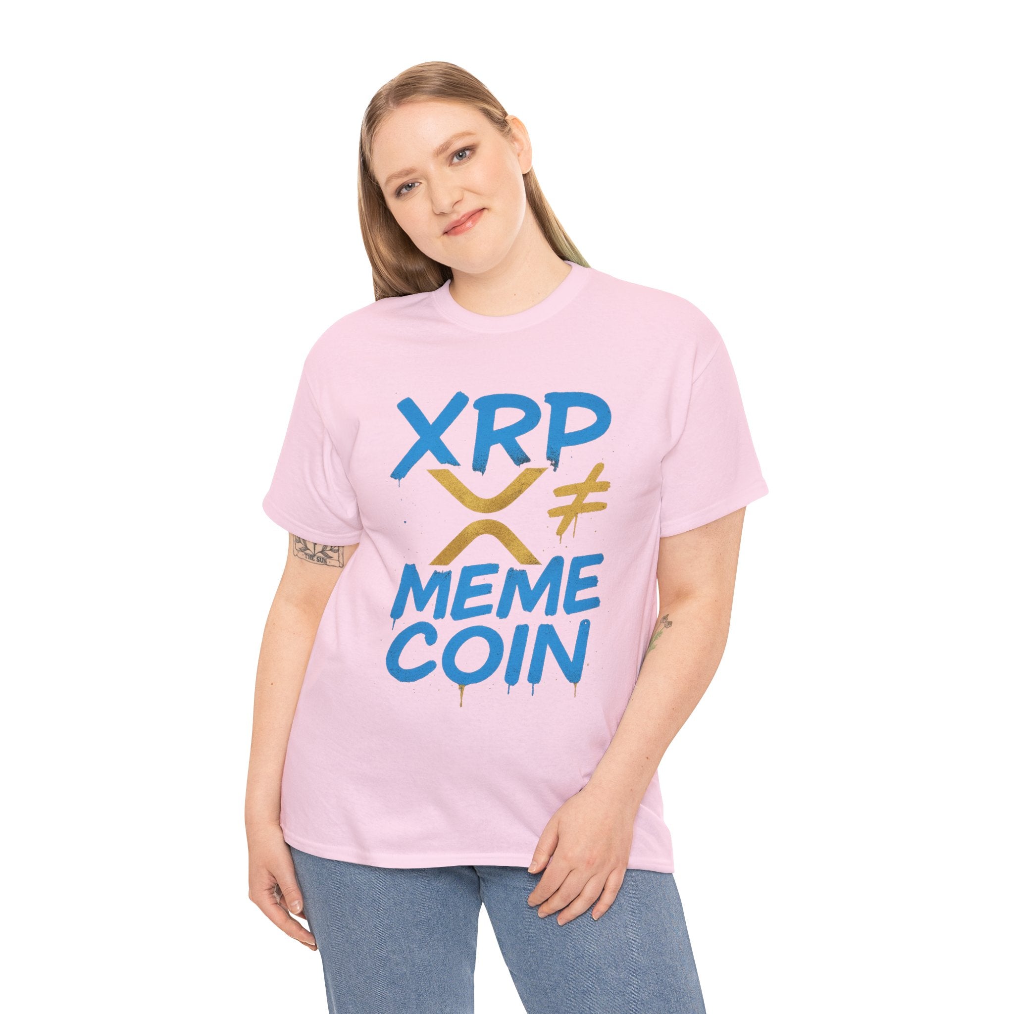 XRP ≠ Meme Coin T‑Shirt — Crypto Advocate Graphic Tee