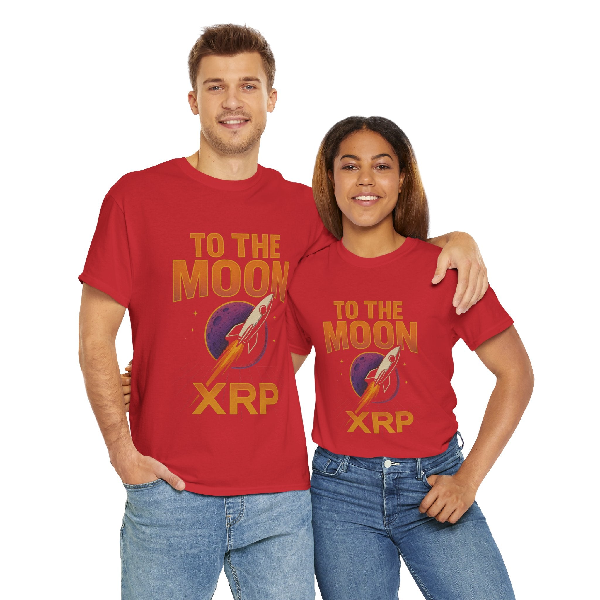 XRP To The Moon Tee — Cryptocurrency Investor Rocket Shirt