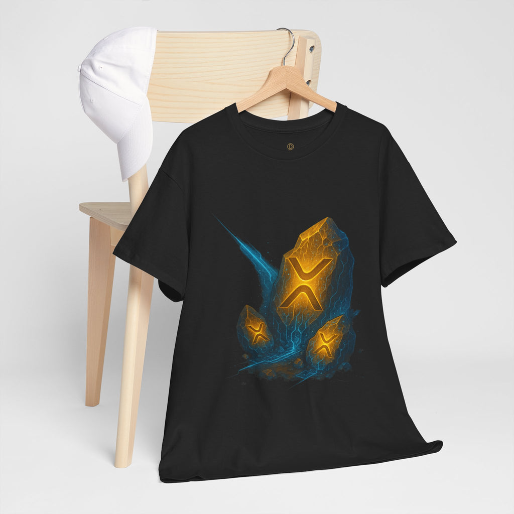 Rune Stone Graphic Tee — Glowing Mystic Rock T-Shirt