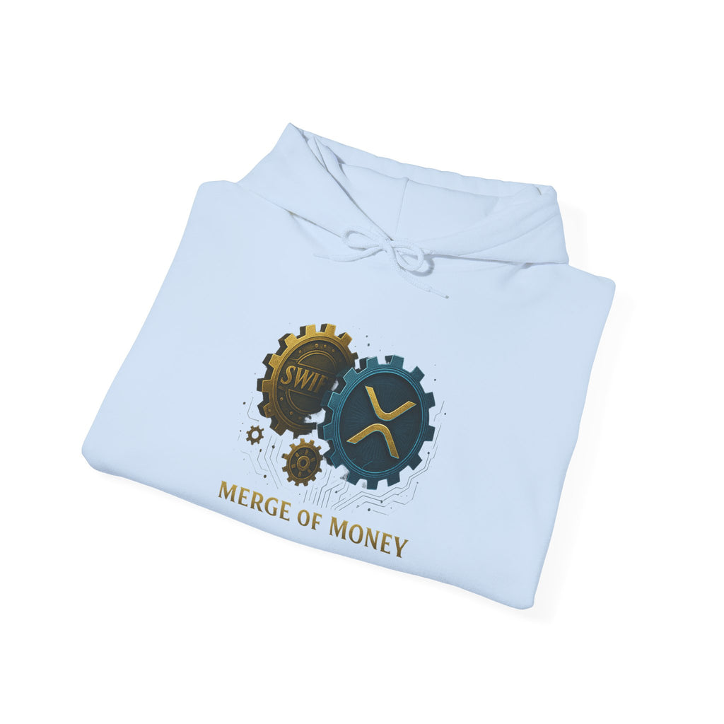 Merge of Money Hoodie — Financial Gears Graphic Pullover