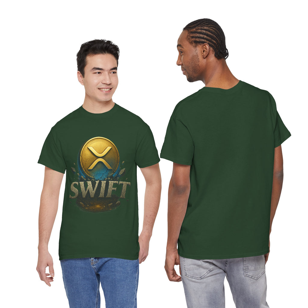 XRP Swift Cryptocurrency T‑Shirt — Ripple Coin Logo Graphic Tee